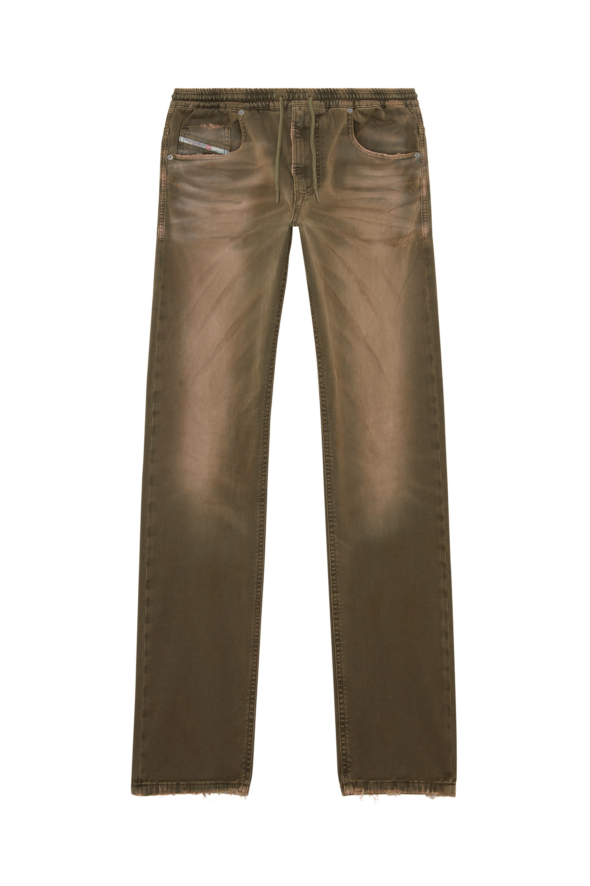 Diesel - Man Tapered 2030 D-Krooley Joggjeans® 068LW, Military Green - Image 3