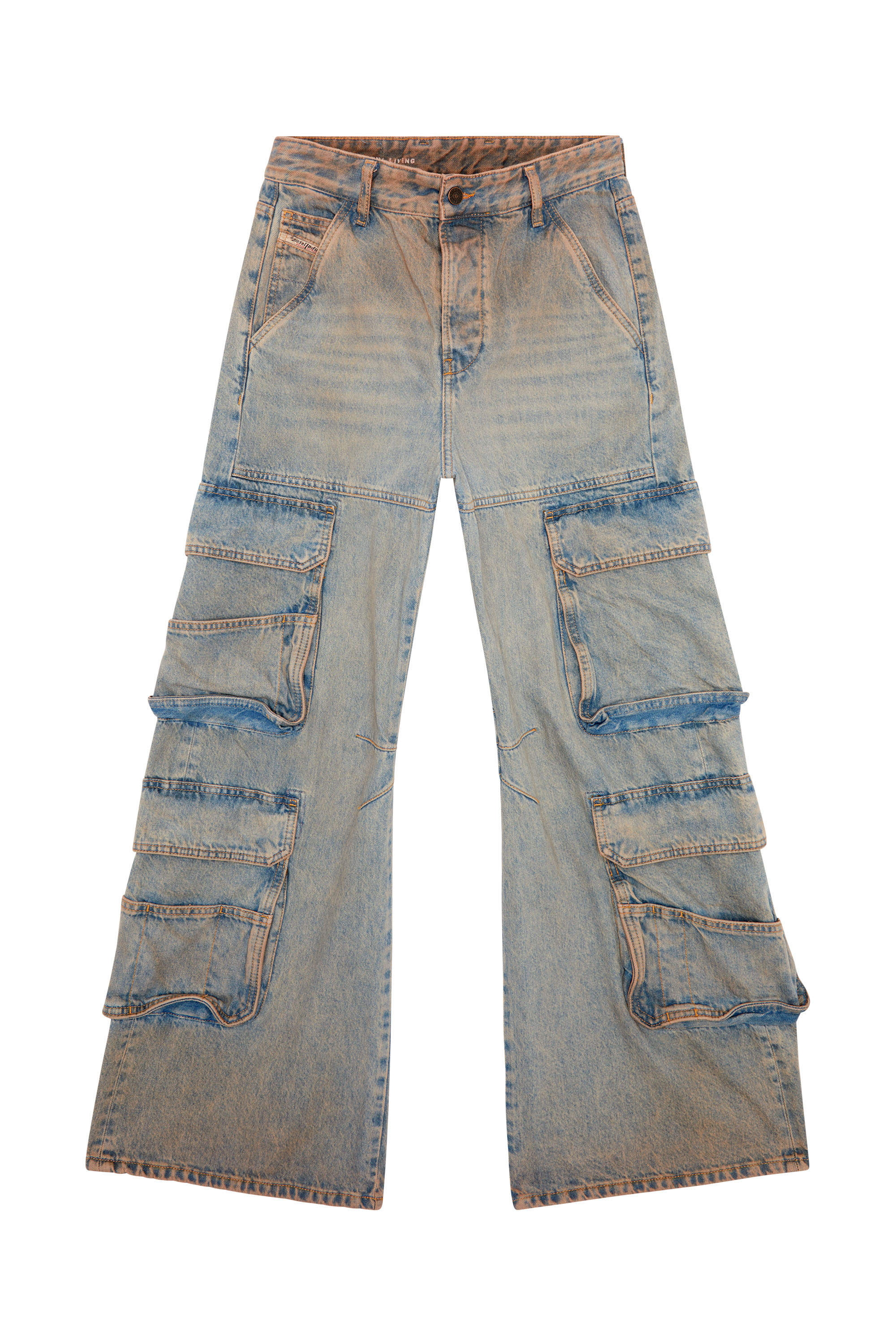 Diesel - Straight Jeans 1996 D-Sire 0KIAI, Light Blue - Image 3