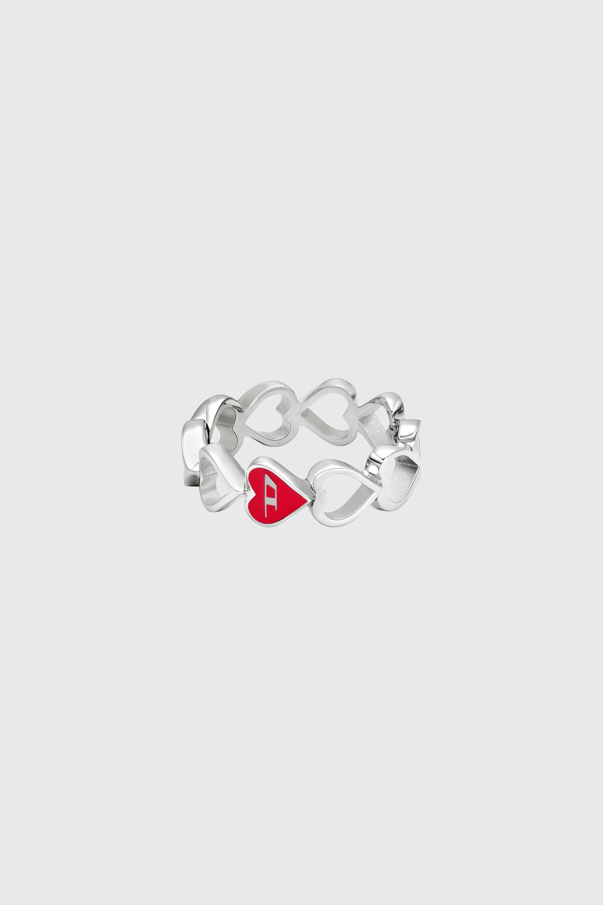 Diesel - DX166940 JEWELLERY, Unisex's Stainless Steel Band Ring in Silver - 2