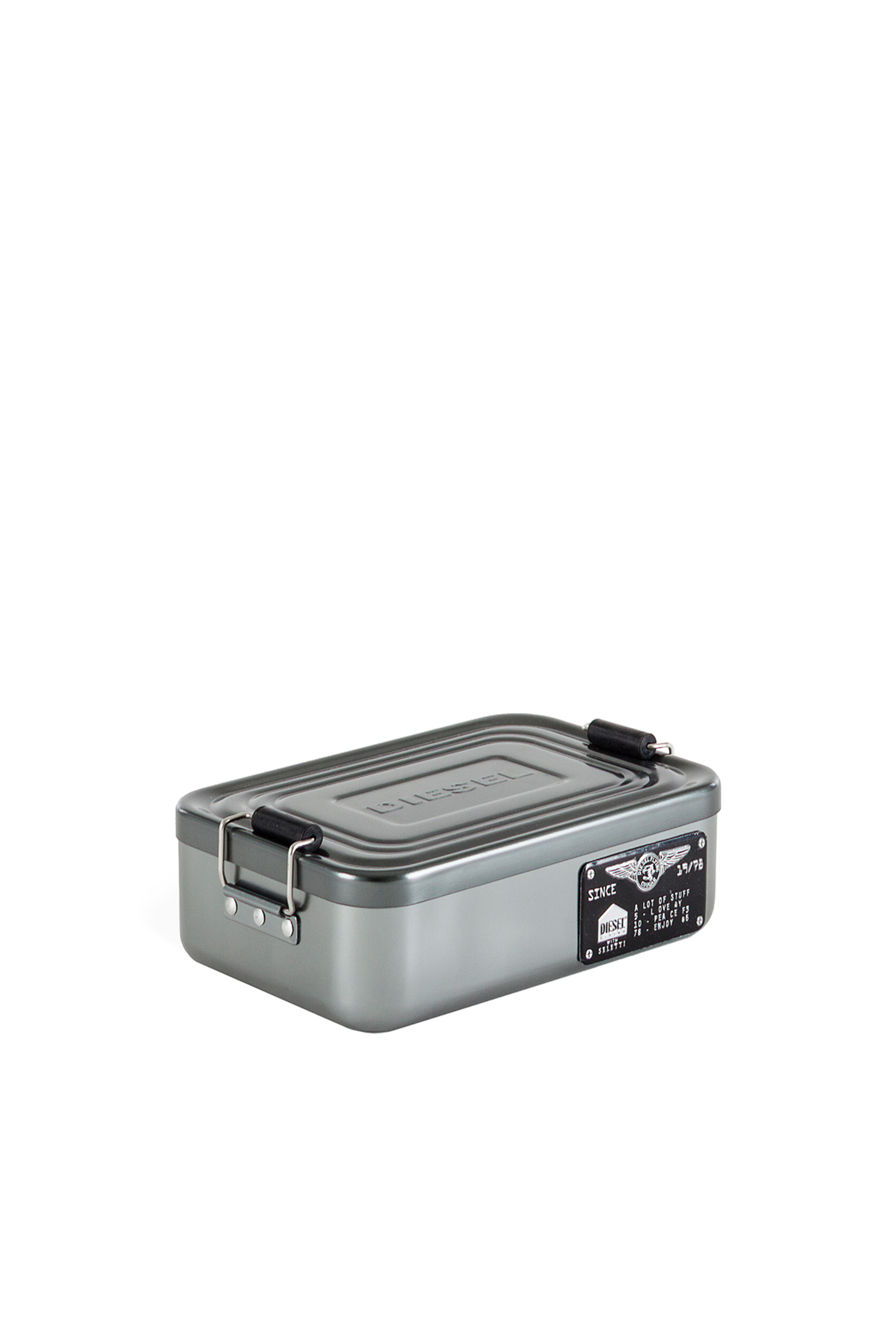 Diesel - 11035 SURVIVAL, Unisex's Aluminium box with lid, small size in Metal Grey - 2