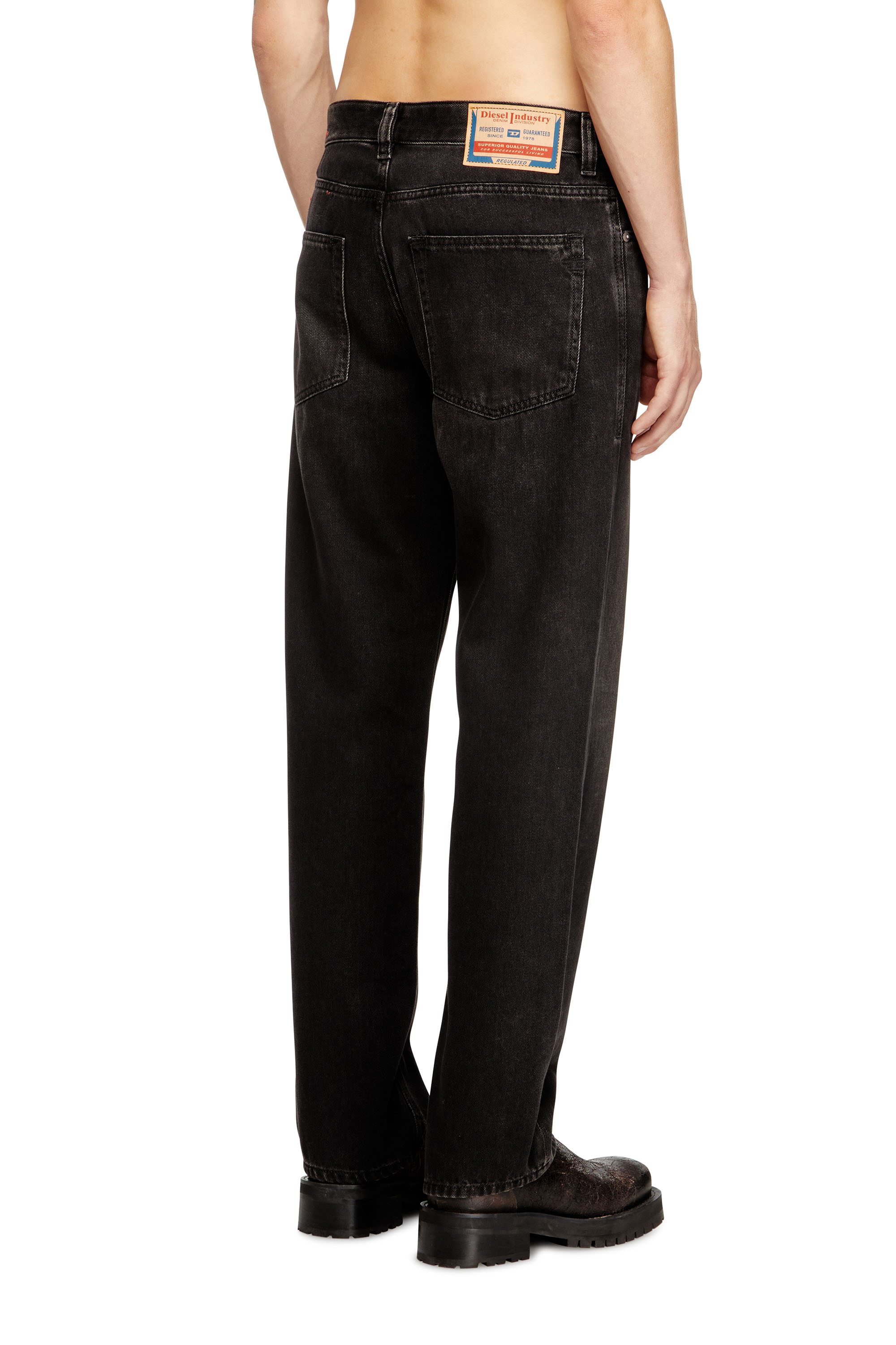 Diesel - Man's Regular Jeans 2024 D-Macs 09J96, Black/Dark grey - 4