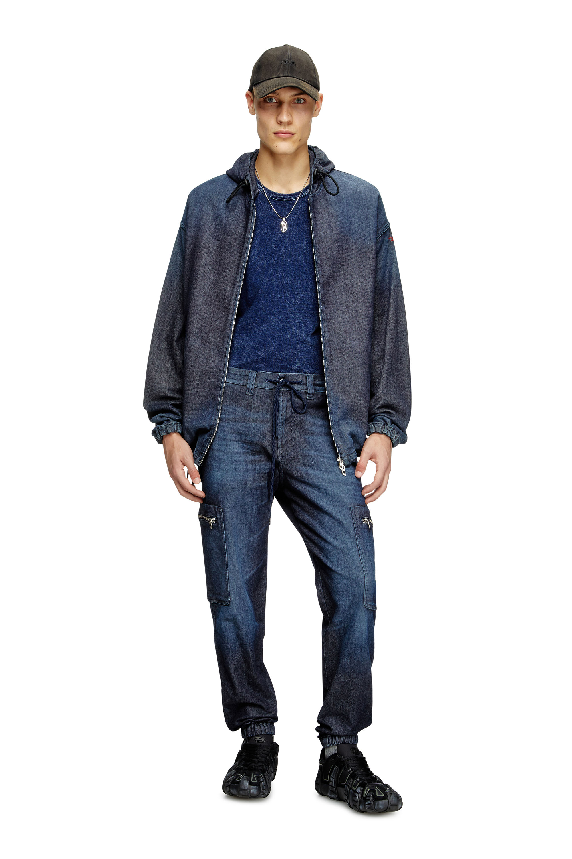 Diesel - Unisex's Slim D-Lab JoggJeans® 09L11, Dark Blue - 2