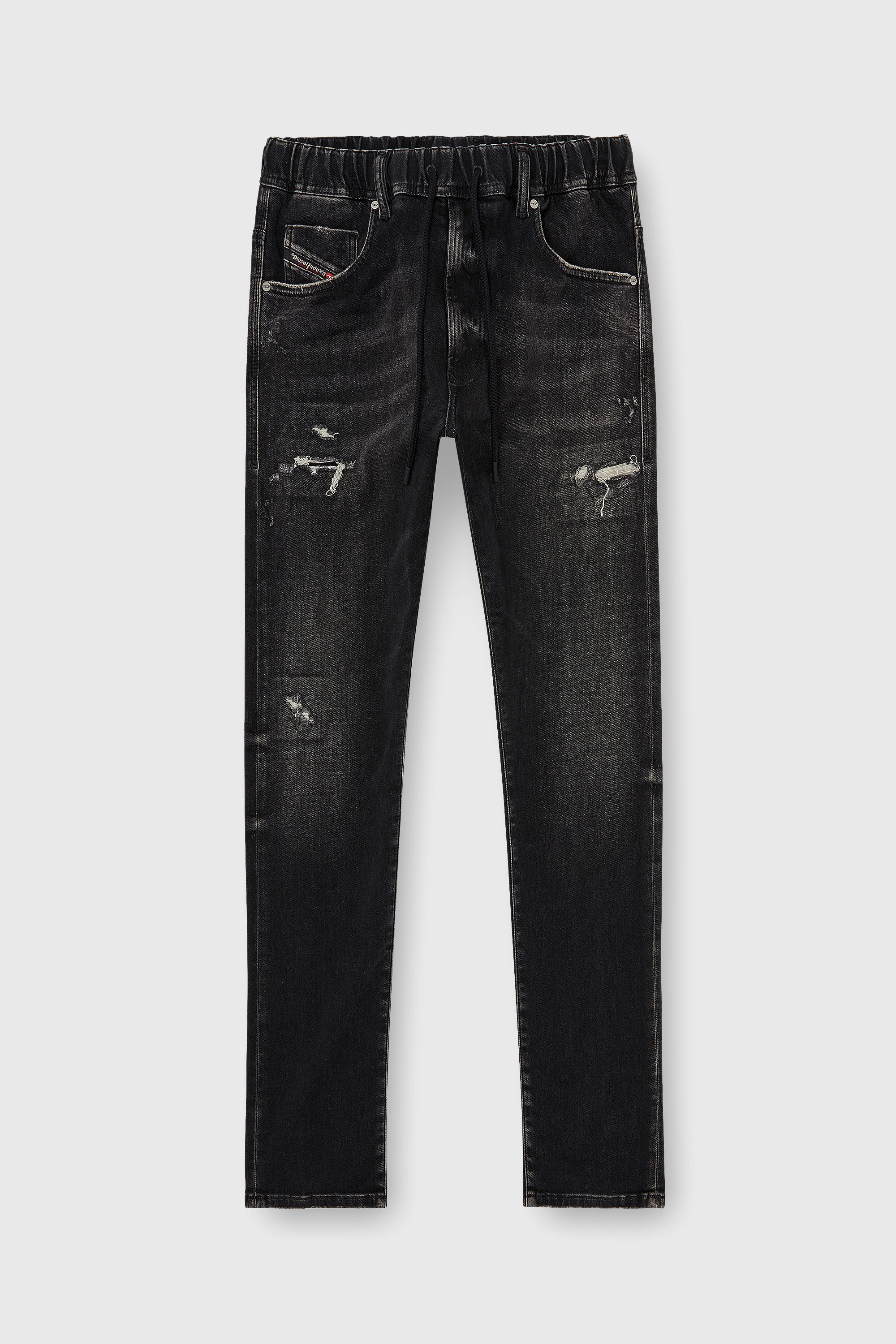 Diesel - Man's Regular E-Krooley Joggjeans&reg; 09Q22, Black/Dark grey - 2