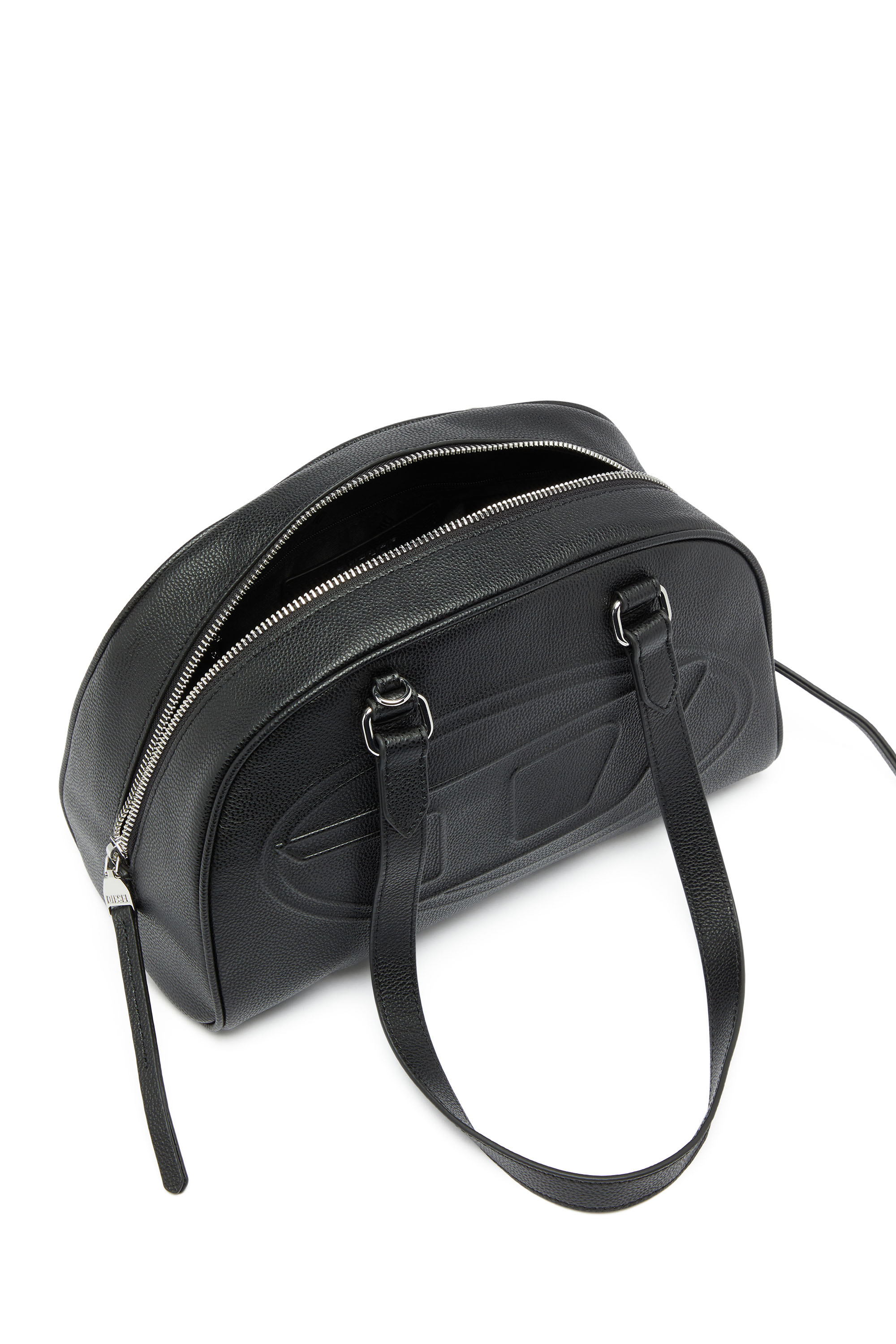 Diesel - 1DR DOME SHOULDER, Unisex's 1DR Dome - Leather Boston bag with embossed logo in null - 3