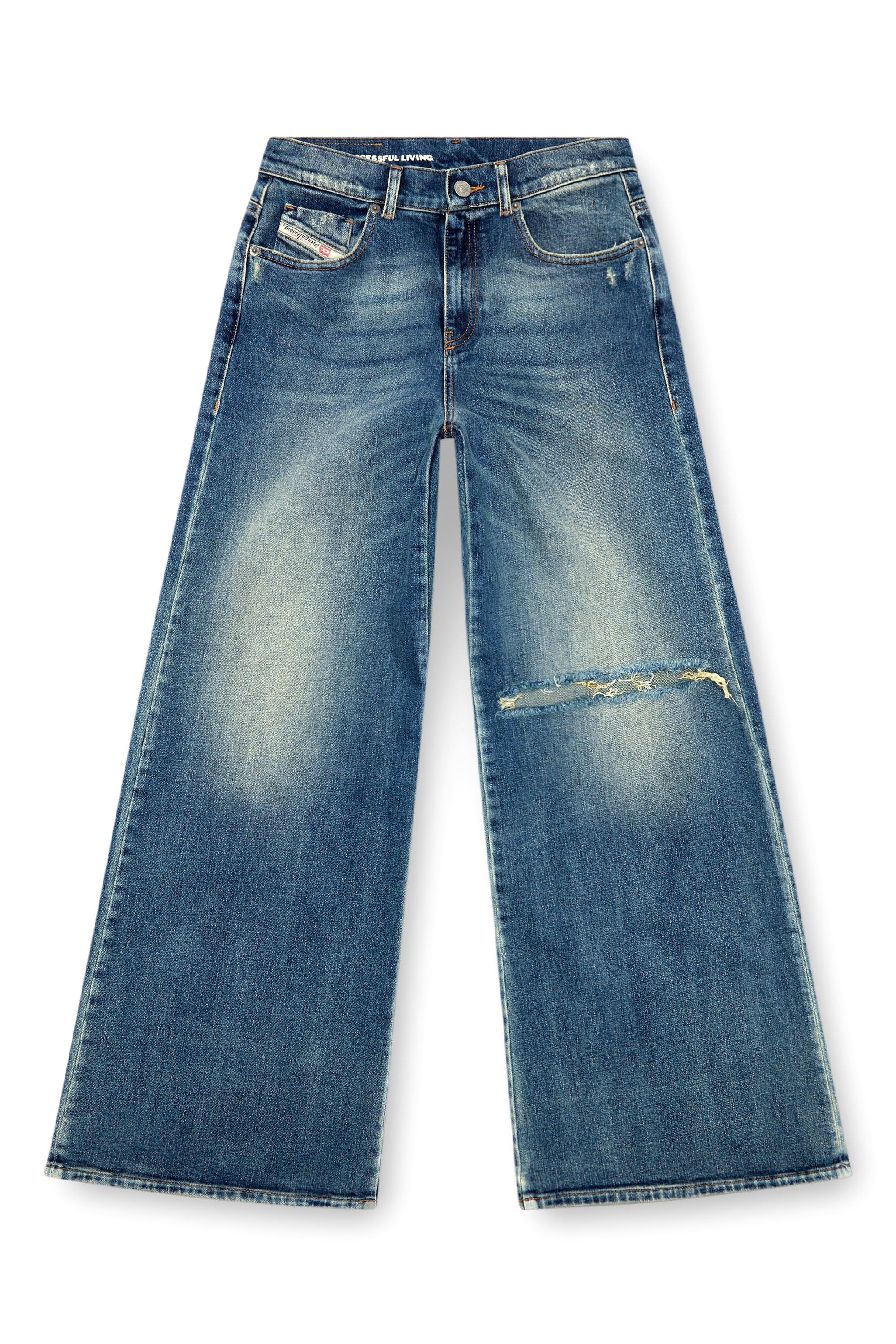 Diesel - Woman Bootcut and Flare Jeans 1978 D-Akemi 007M5, Medium blue - Image 3