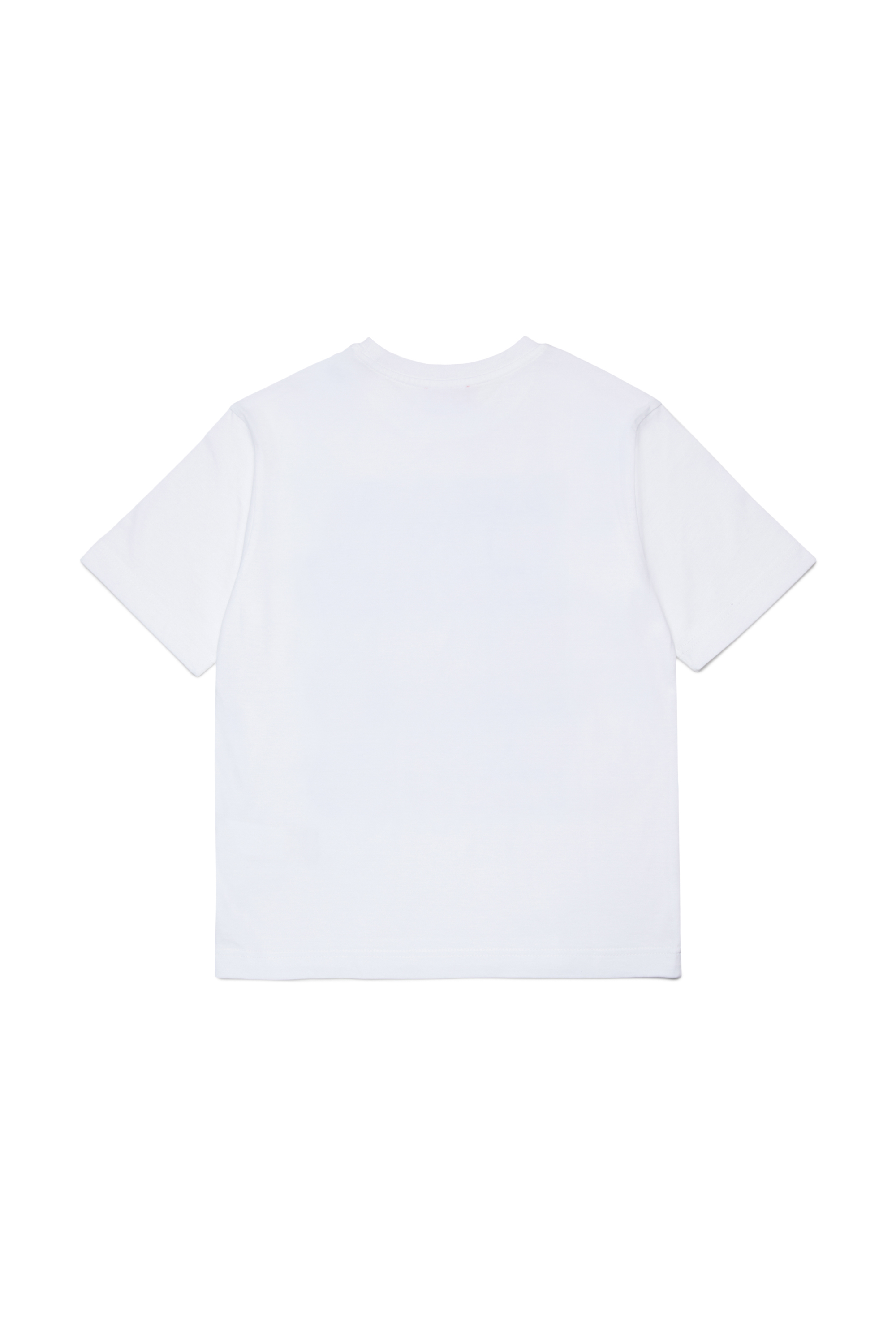 Diesel - TWIGGLY OVER, Man's Cotton T-shirt with wave-effect print in White - 2