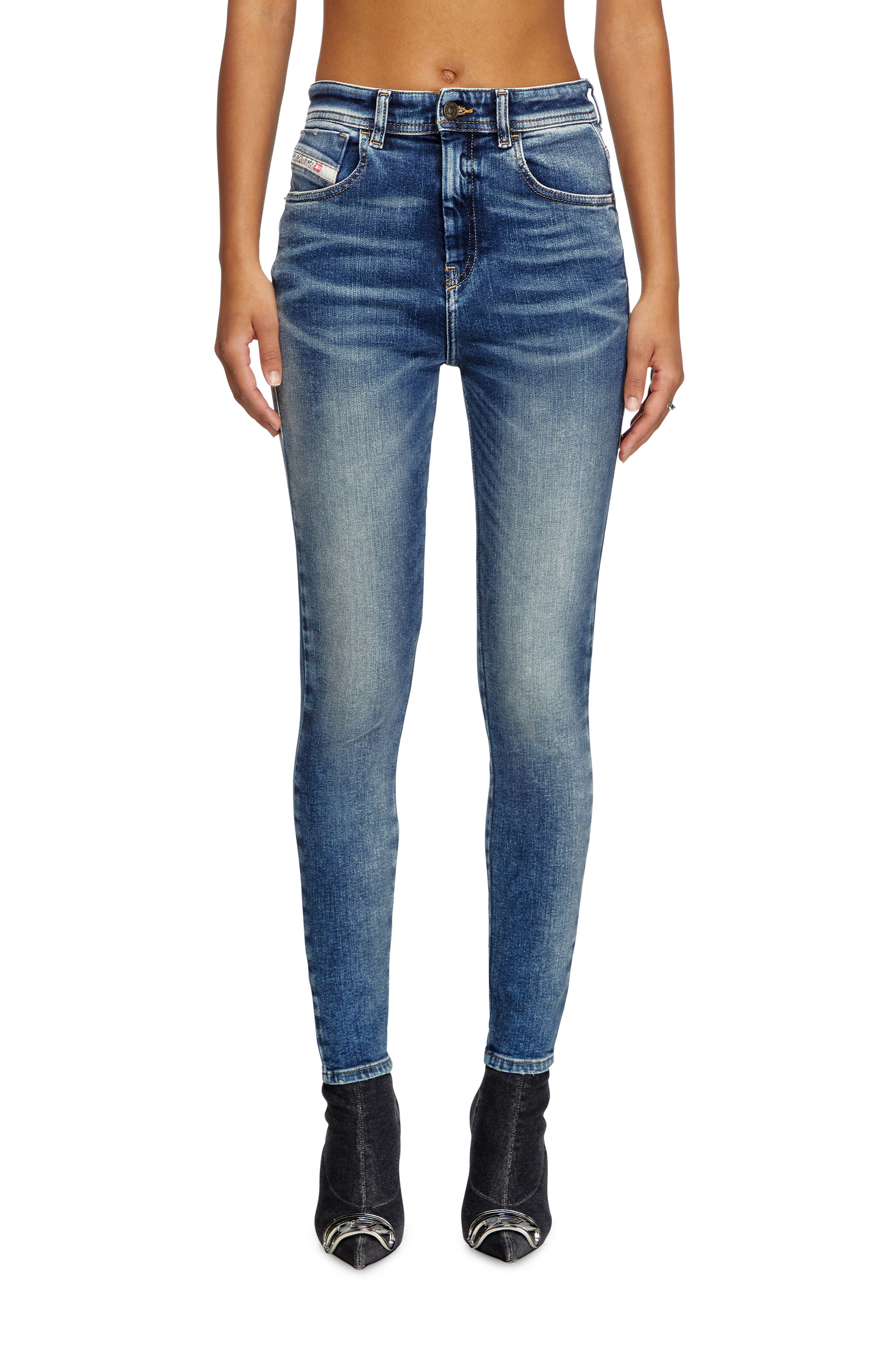 Skinny Jeans 1984 Slandy-High 007Y9, Medium blue Diesel - Woman's Skinny Jeans 1984 Slandy-High 007Y9, Medium blue - 3
