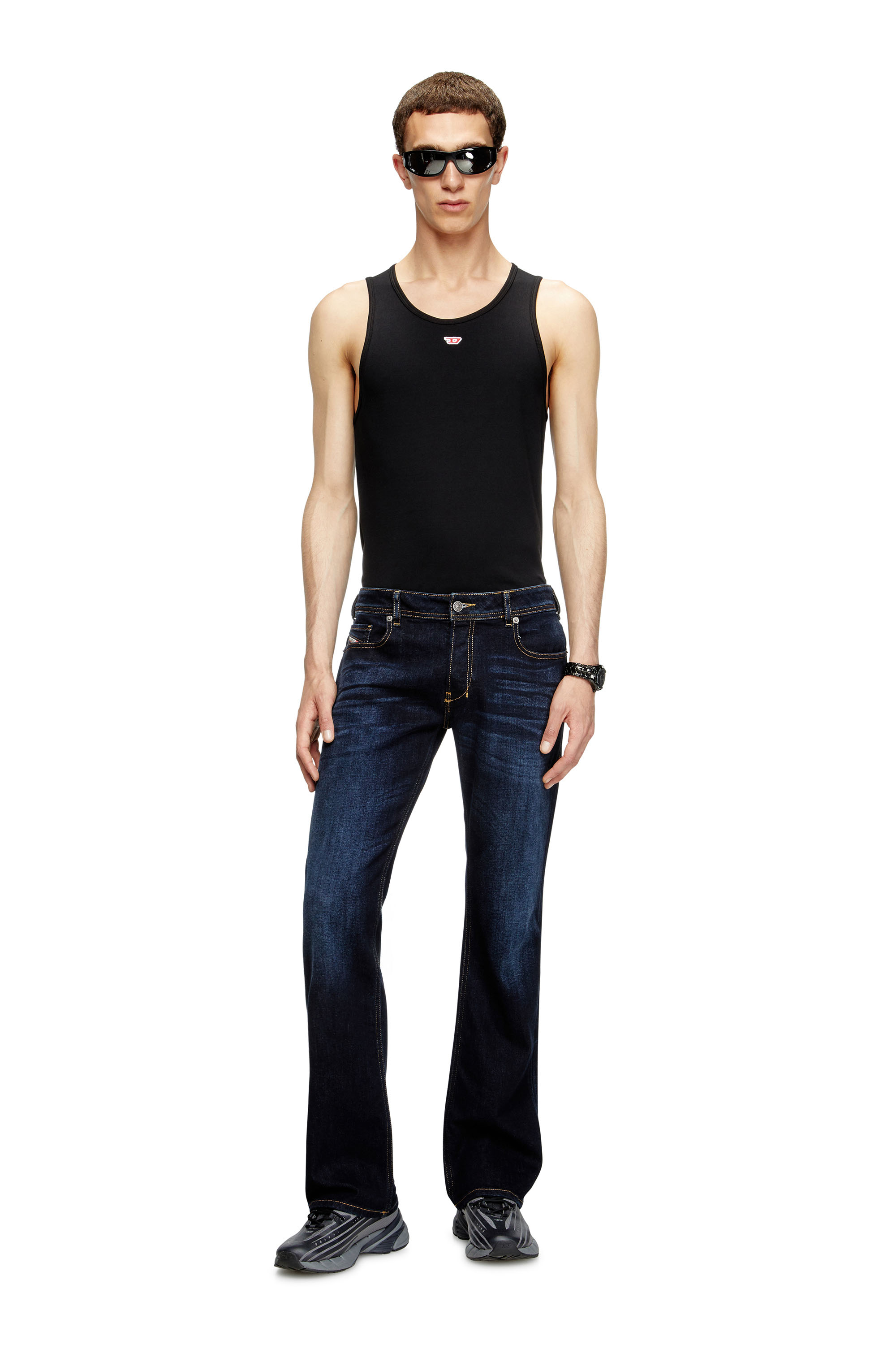 Diesel - Man's Bootcut Jeans 2007 Zatiny 009ZS, Dark Blue - 1