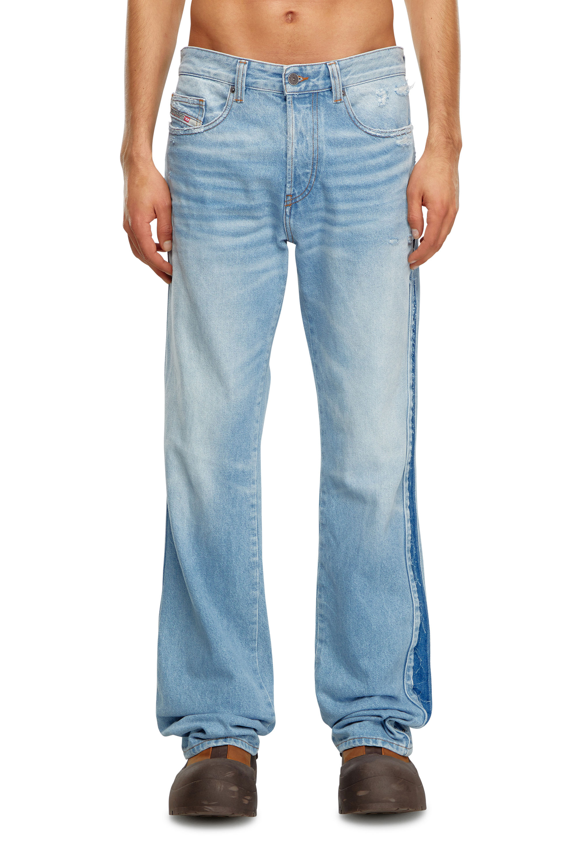 Diesel - Man Bootcut Jeans 1998 D-Buck 09K34, Light Blue - Image 1