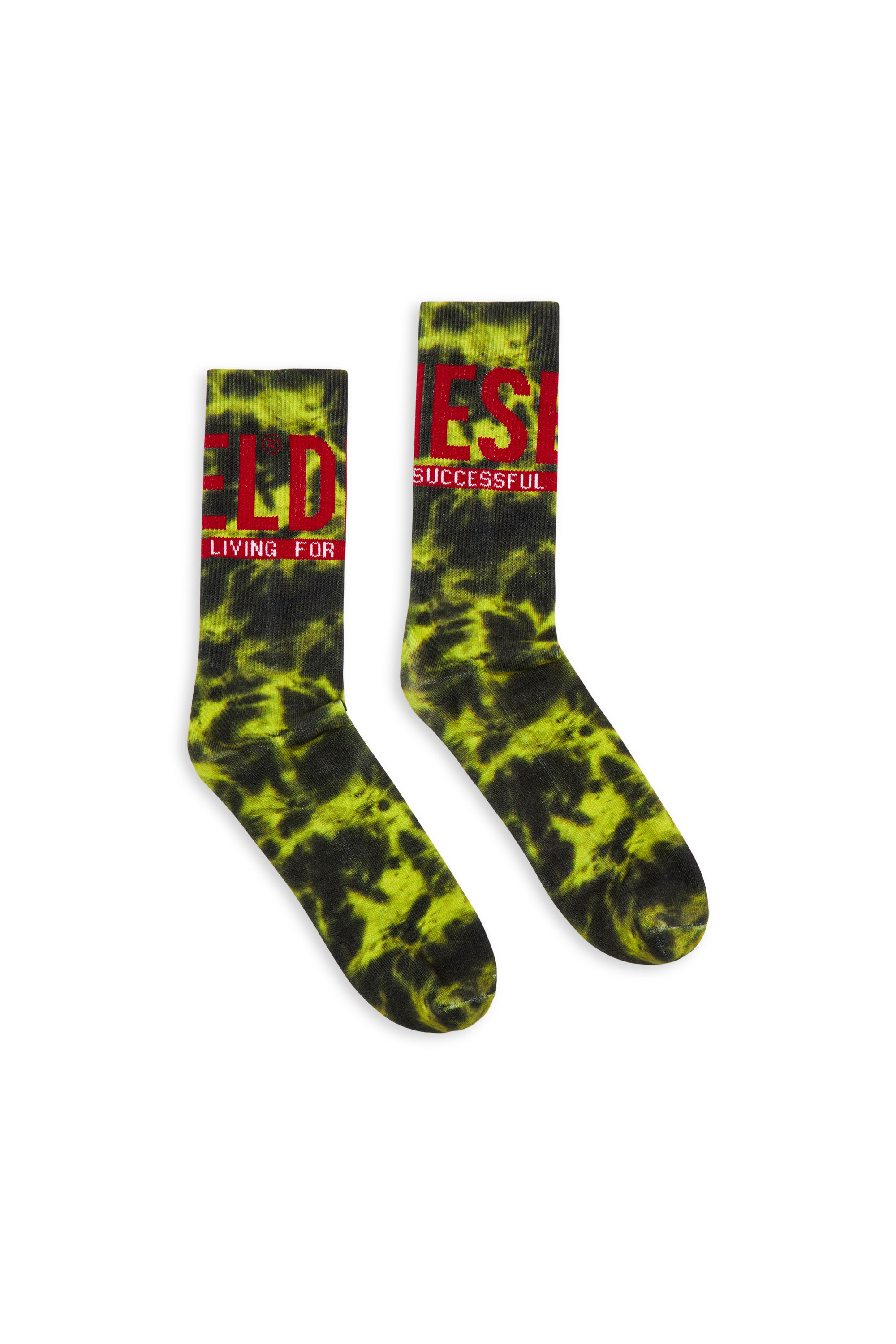 SKM-RAY, Black/Green - Socks