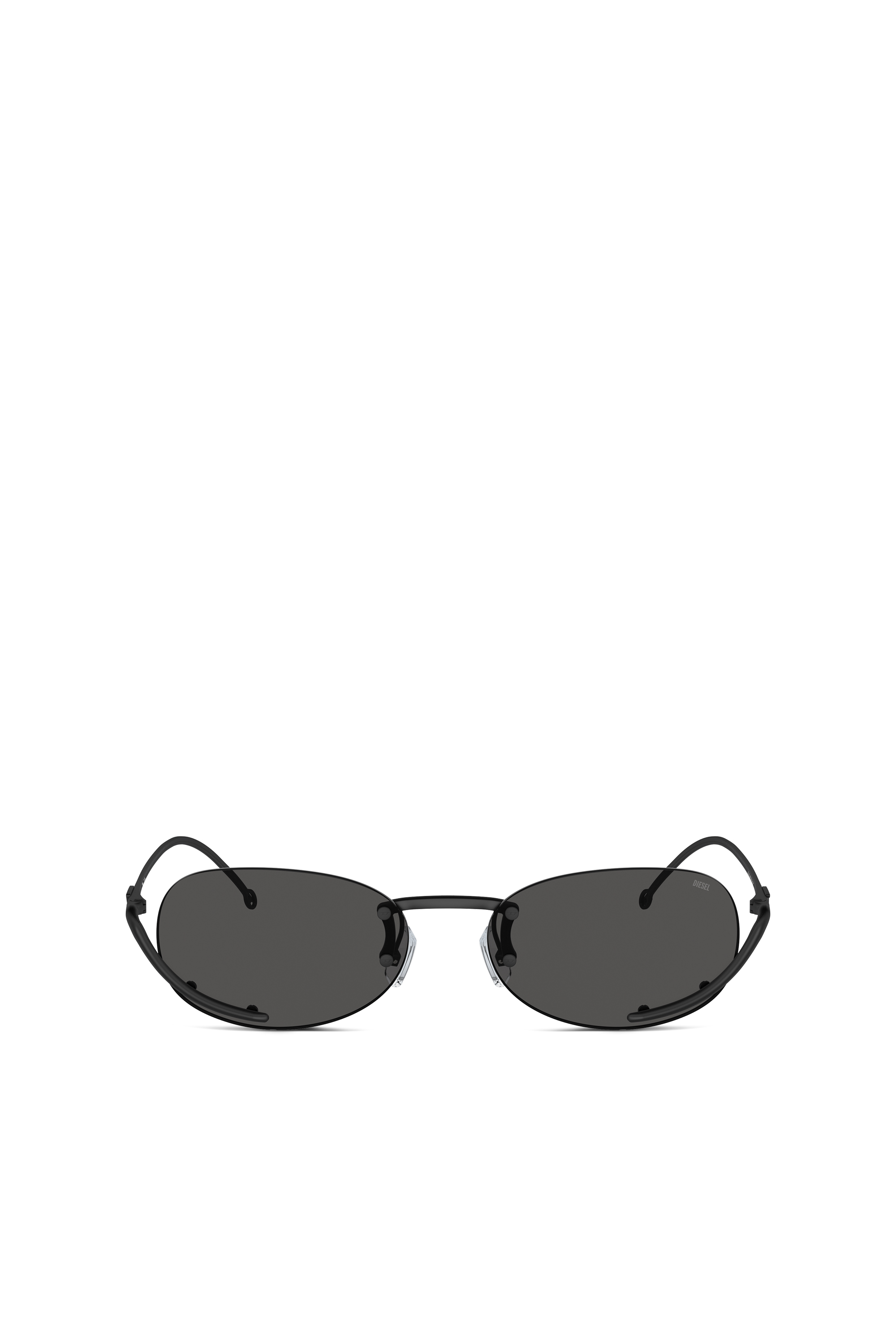 Diesel - 0DL1004, Unisex's Oval sunglasses in Black - 1