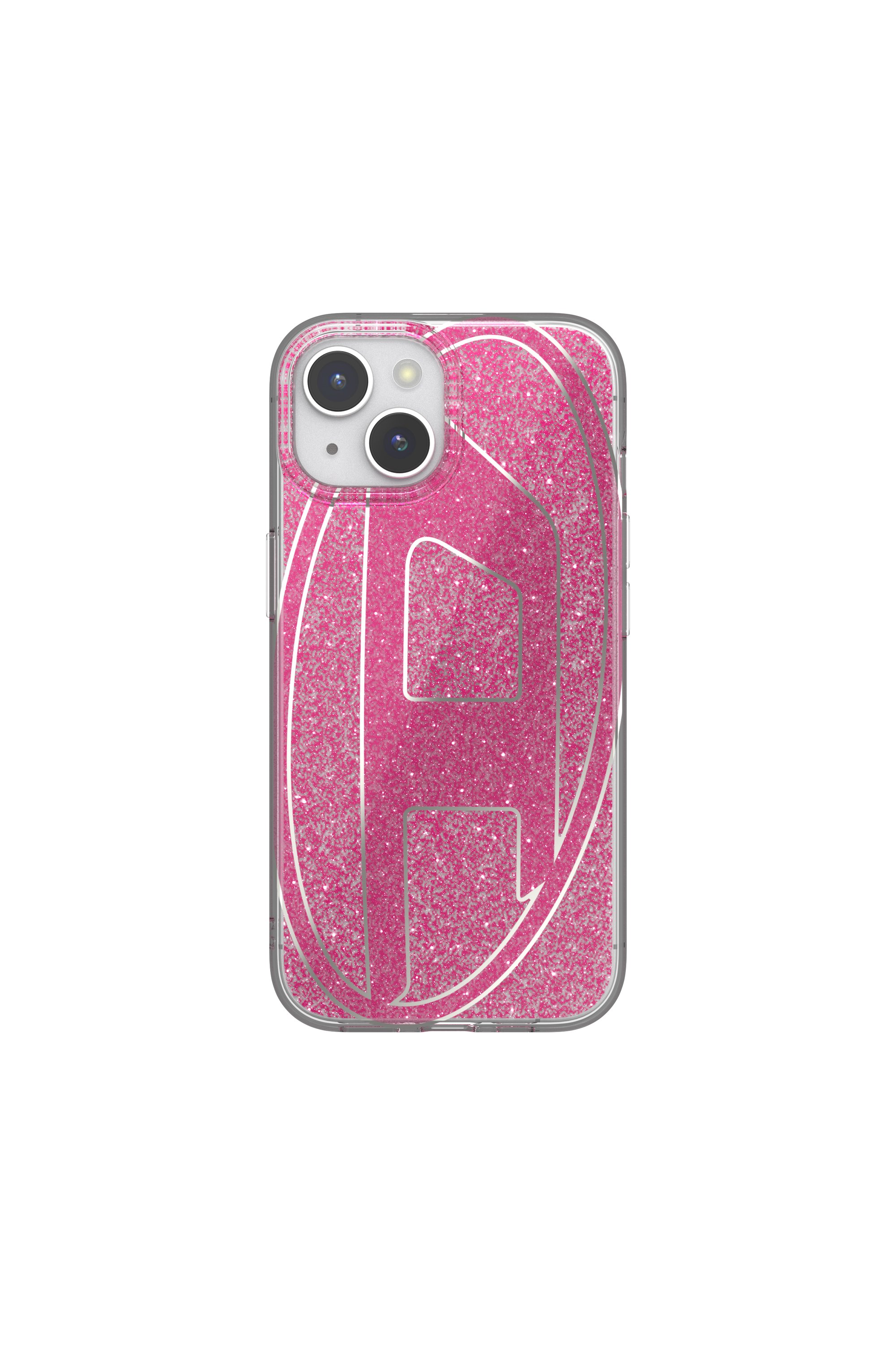 Diesel - 60035 AOP CASE, Unisex Glitter Case for iP 15 in Pink - Image 2