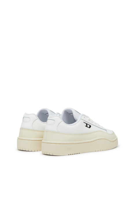 Diesel - S-TRACKER-D LOW, Man's S-Tracker-D-Low top sneaker in White/Beige - 3