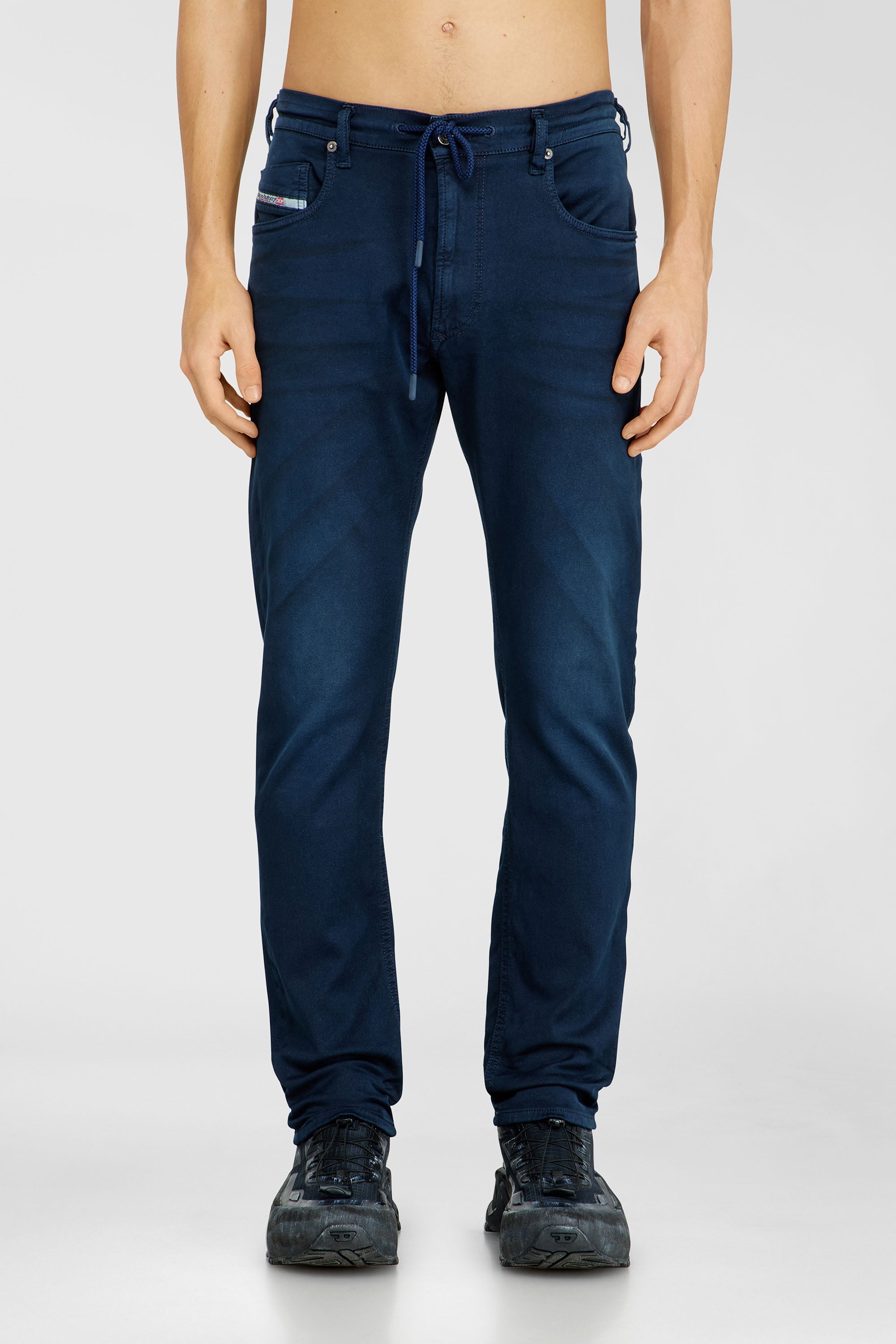 Diesel - Man's Regular 2032 D-Krooley Joggjeans&reg; 0670M, Blue - 2