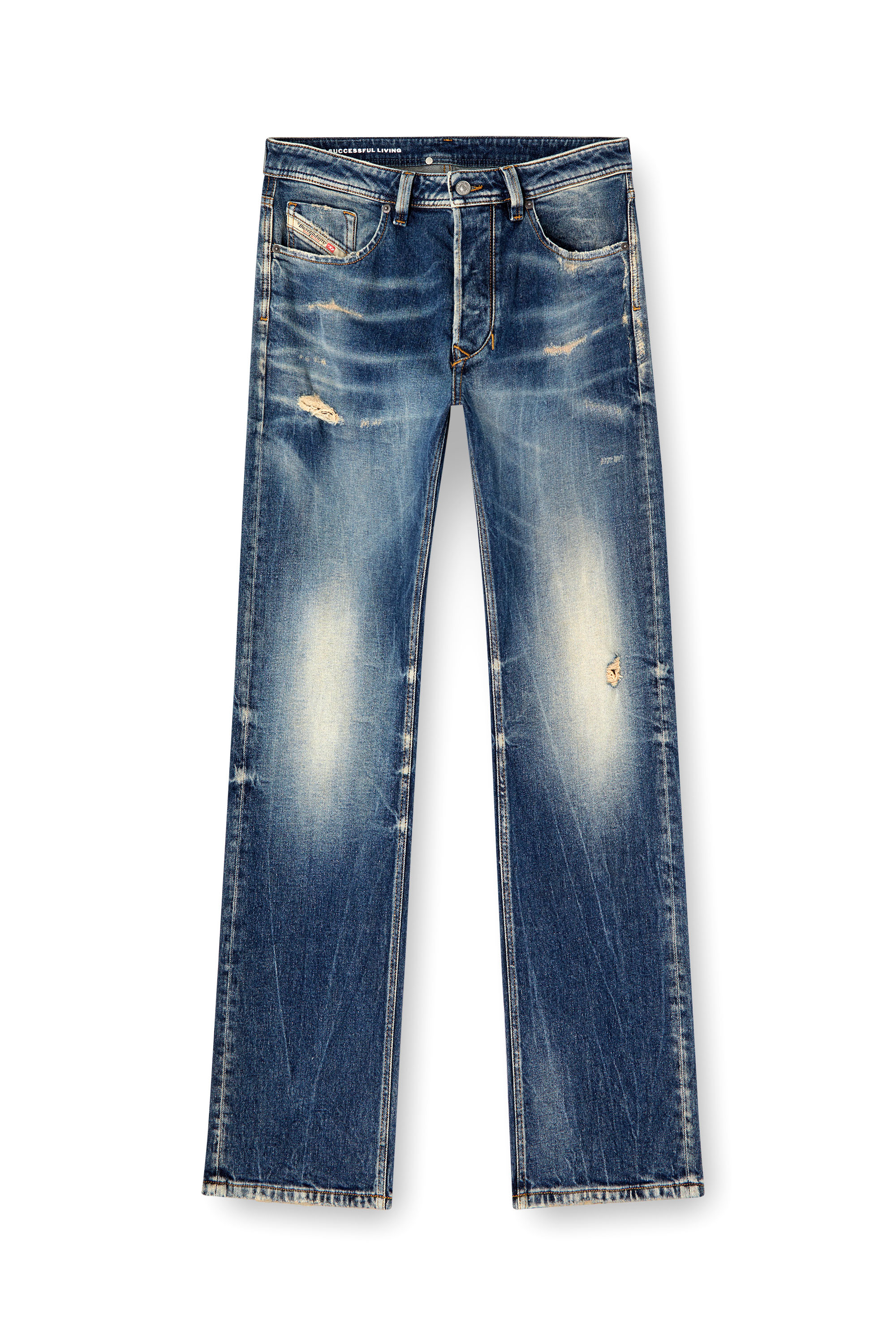 Diesel - Man's Straight Jeans 1985 Larkee 007Y6, Dark Blue - 3