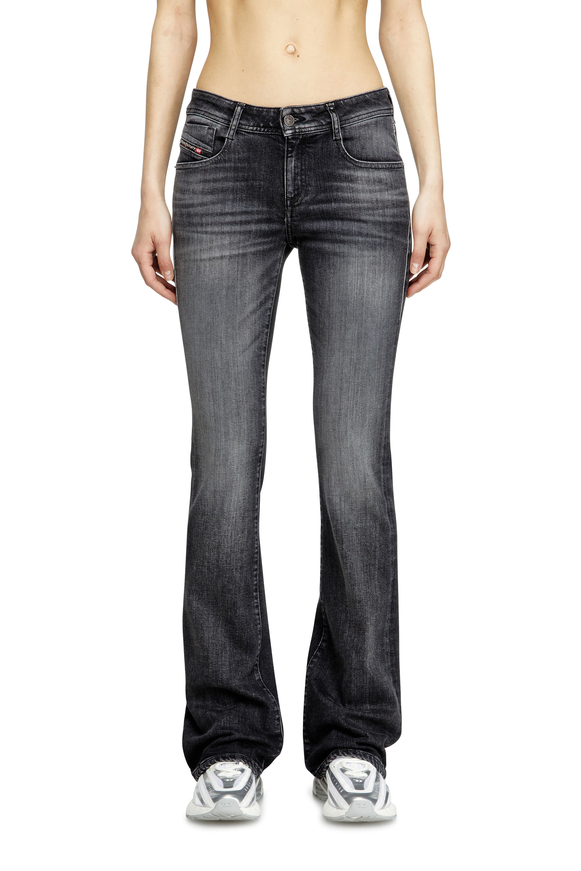 Diesel - Woman's Bootcut Jeans 1969 D-Ebbey 09L98, Black/Dark grey - 1