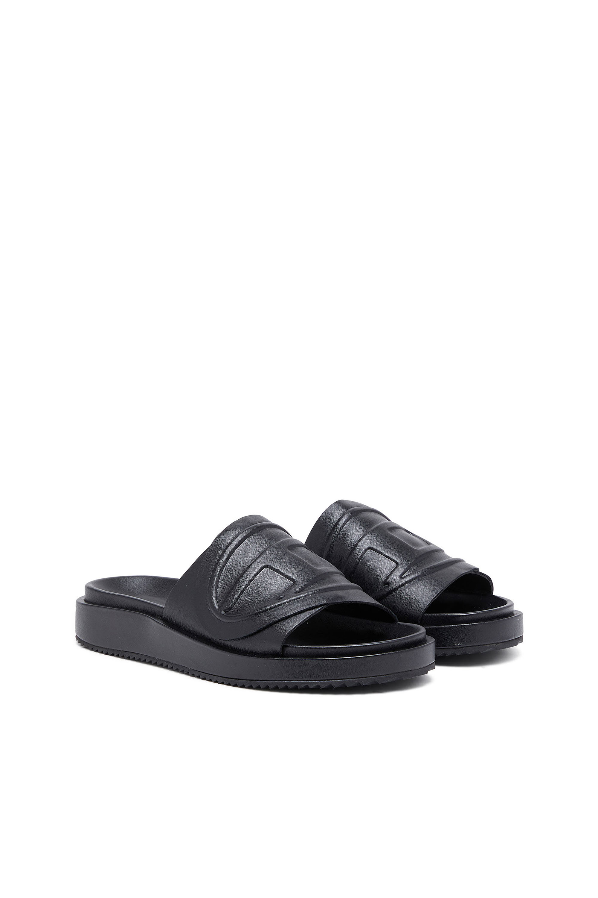 Diesel - SA-SLIDE D OVAL W, Black - Image 3