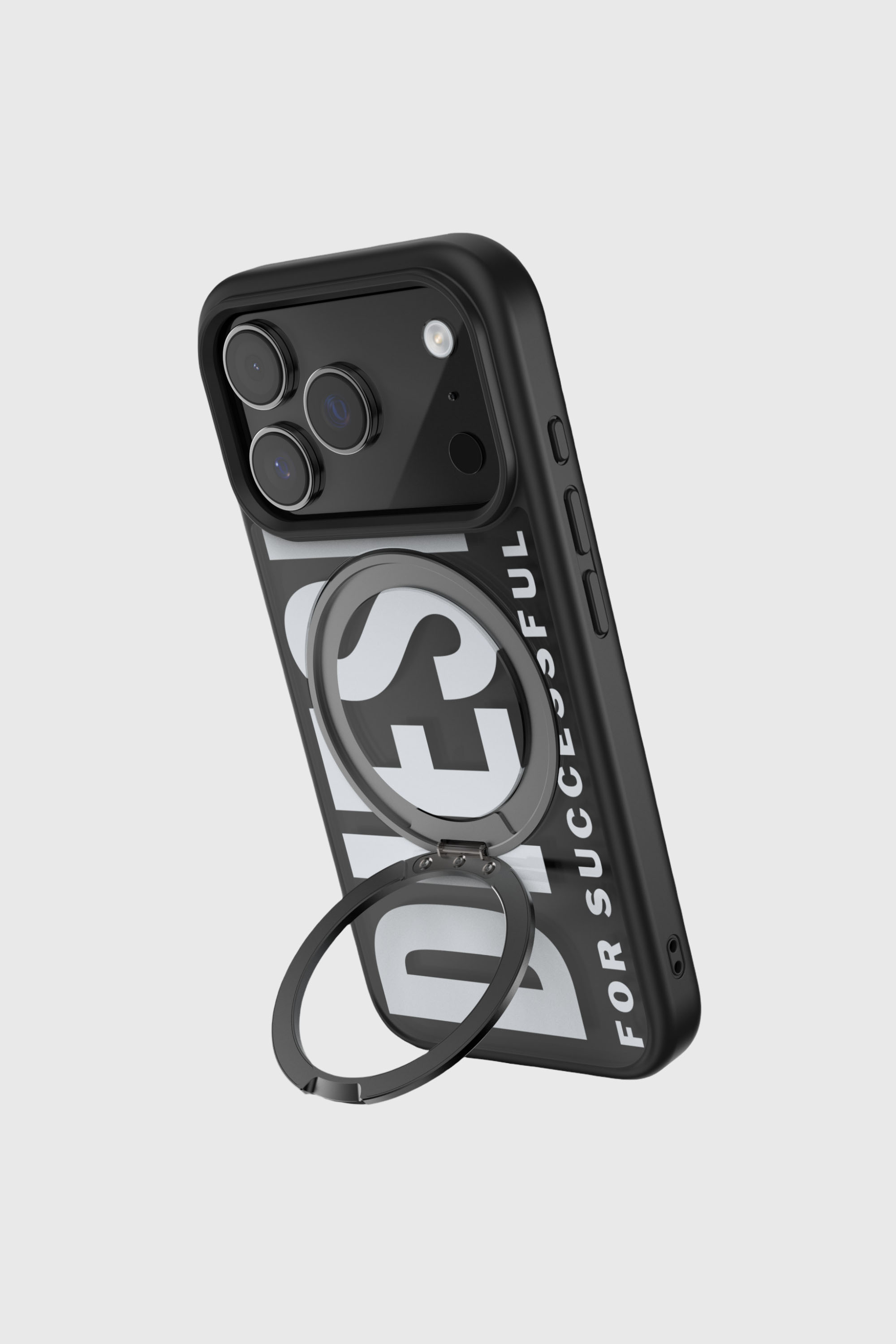 Diesel - 60405 RING STAND CASE RING STAND, Unisex's Ringstand-Magsafe case for iPhone 17 Pro in Black - 4