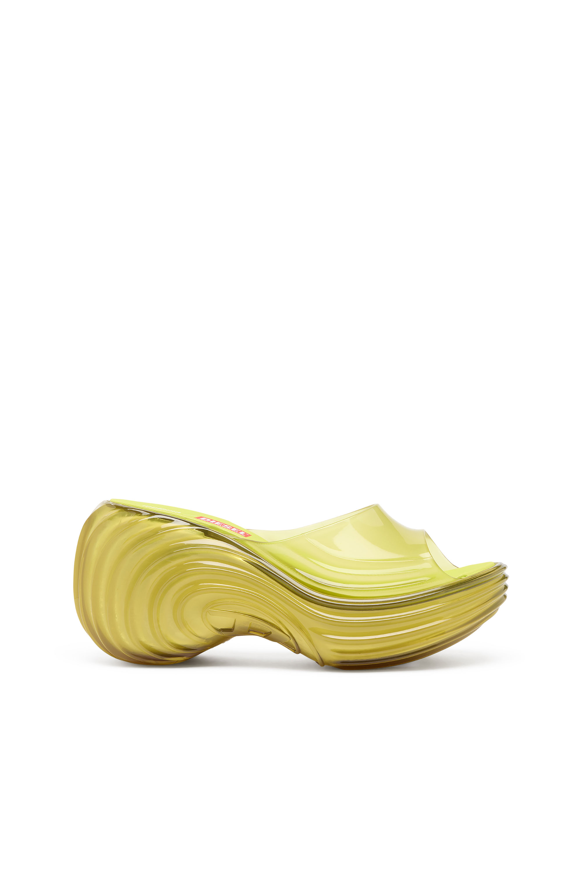 Diesel - MELISSA QUANTUM PLATFORM, Woman's Platform mule in Melflex&reg; in Yellow - 6