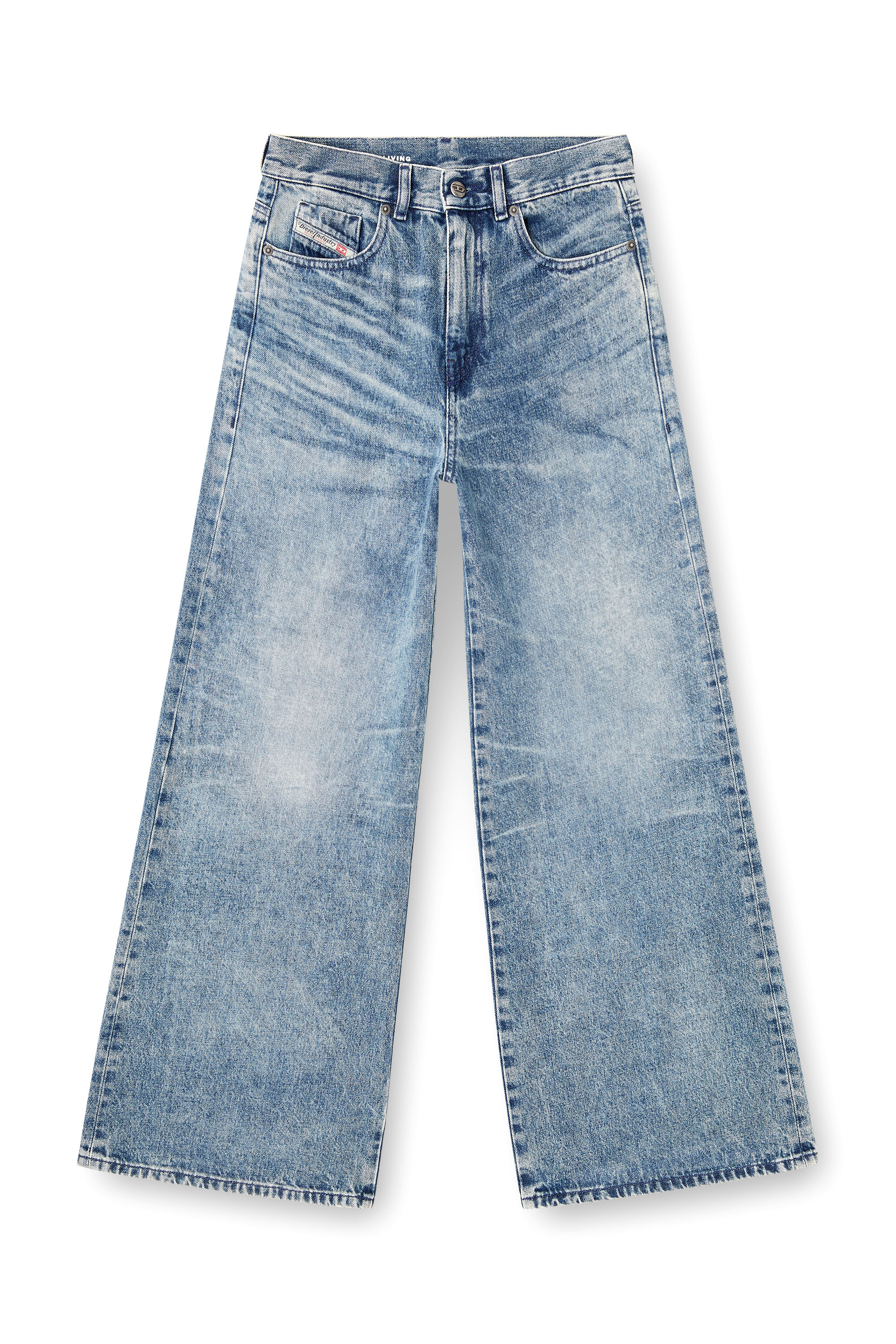 Diesel - Woman's Flare Jeans 1978 D-Akemi 007DA, Light Blue - 2