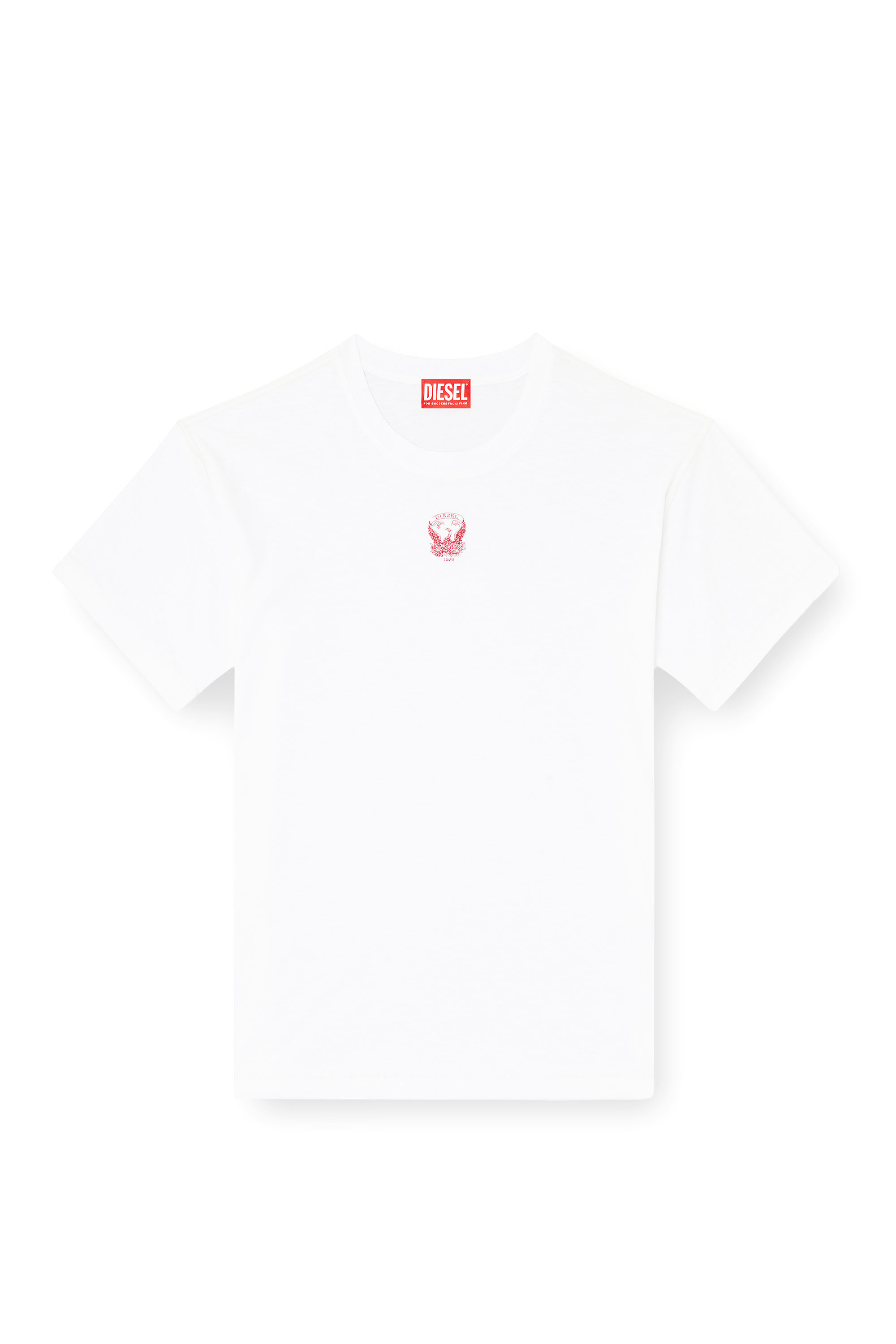 Diesel - T-NORM-T13, Man's Sweatshirt with embroidered phoenix in White - 2