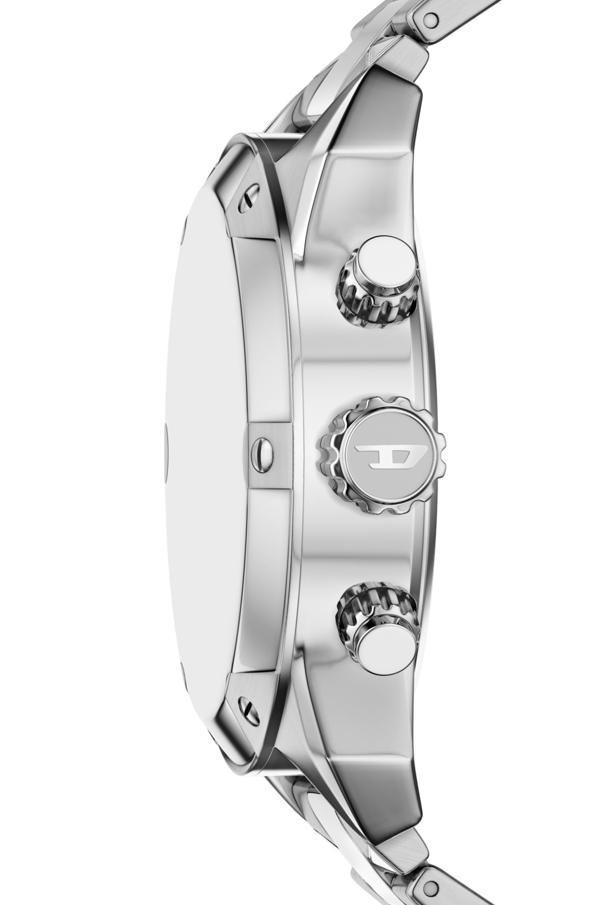 Diesel - DZ4709 WATCH, Man's Spiked Stainless Steel Watch in Silver - 3