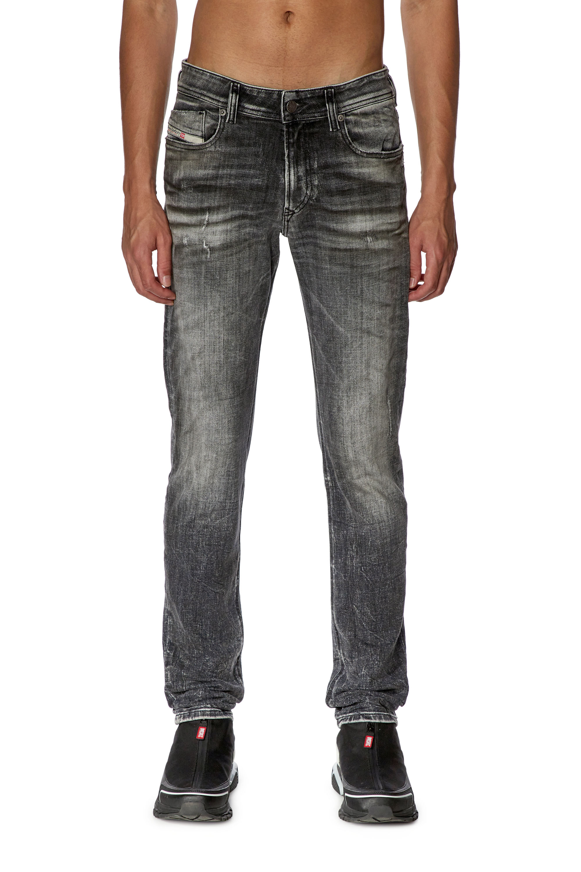 Diesel - Skinny Jeans 1979 Sleenker 09G86, Black/Dark grey - Image 1