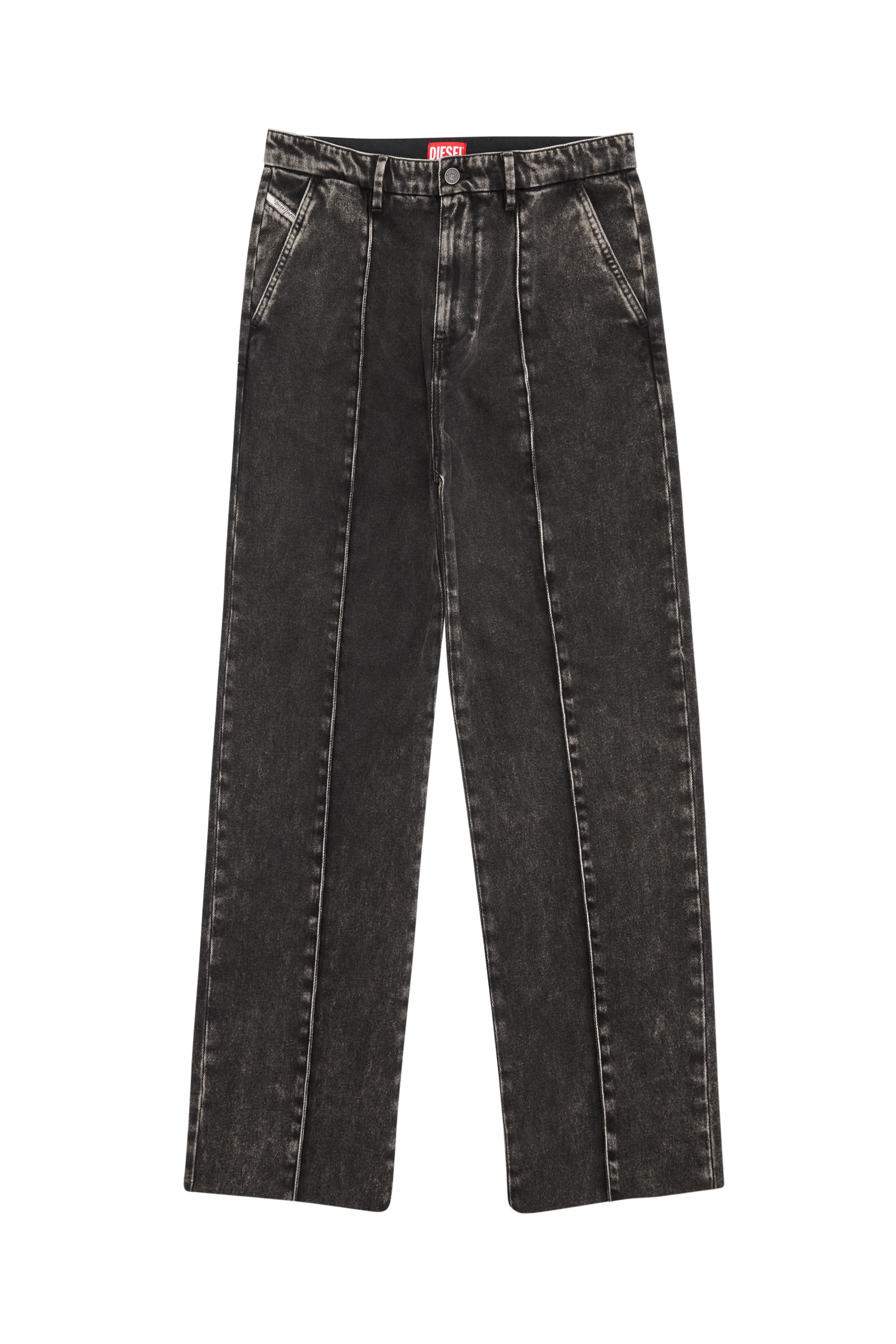 Diesel - Straight Jeans D-Chino-Work 09B87, Black/Dark grey - Image 6