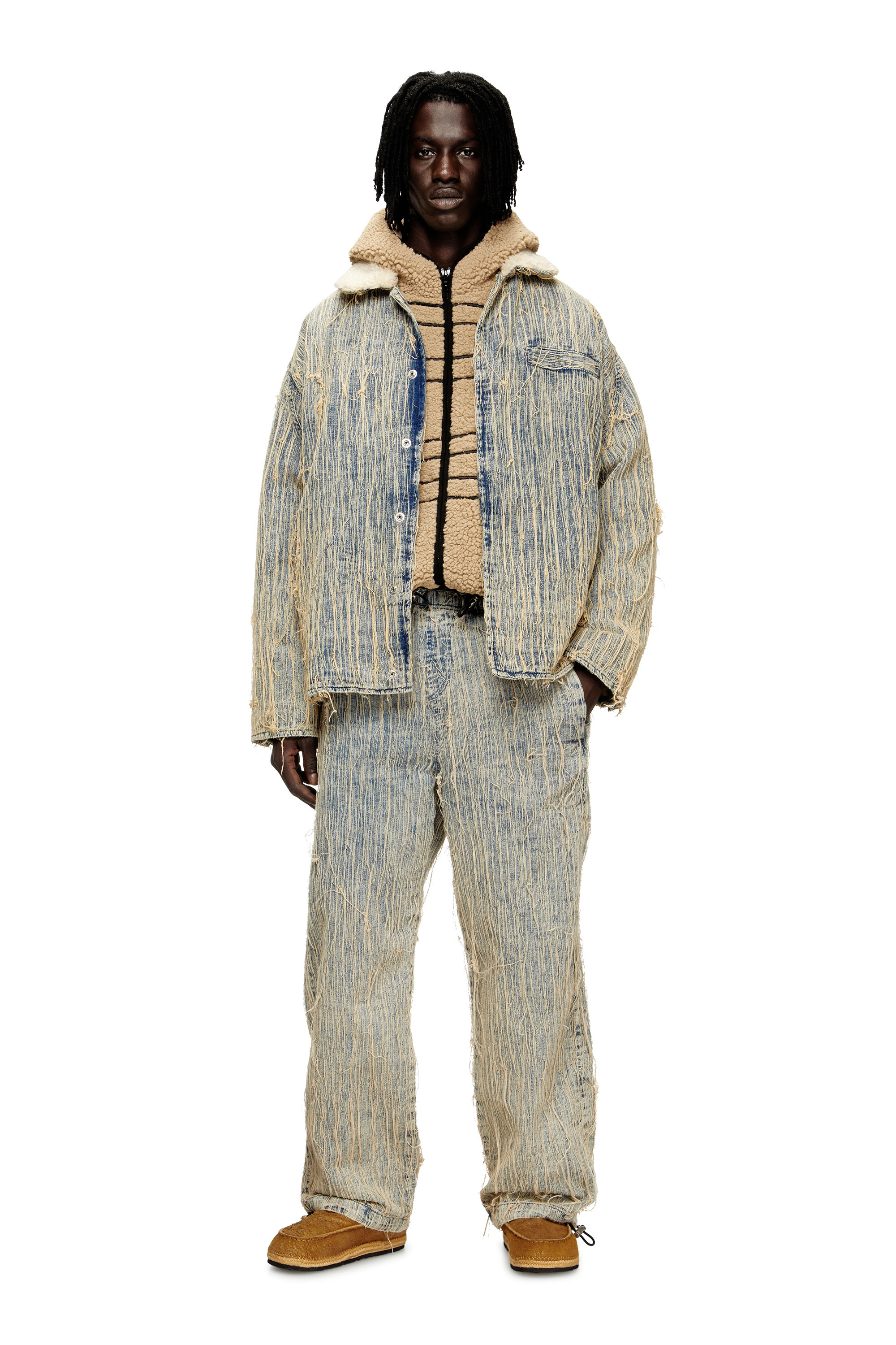 Diesel - Unisex's Relaxed Jeans D-Martial 0CMBZ, Medium blue - 1