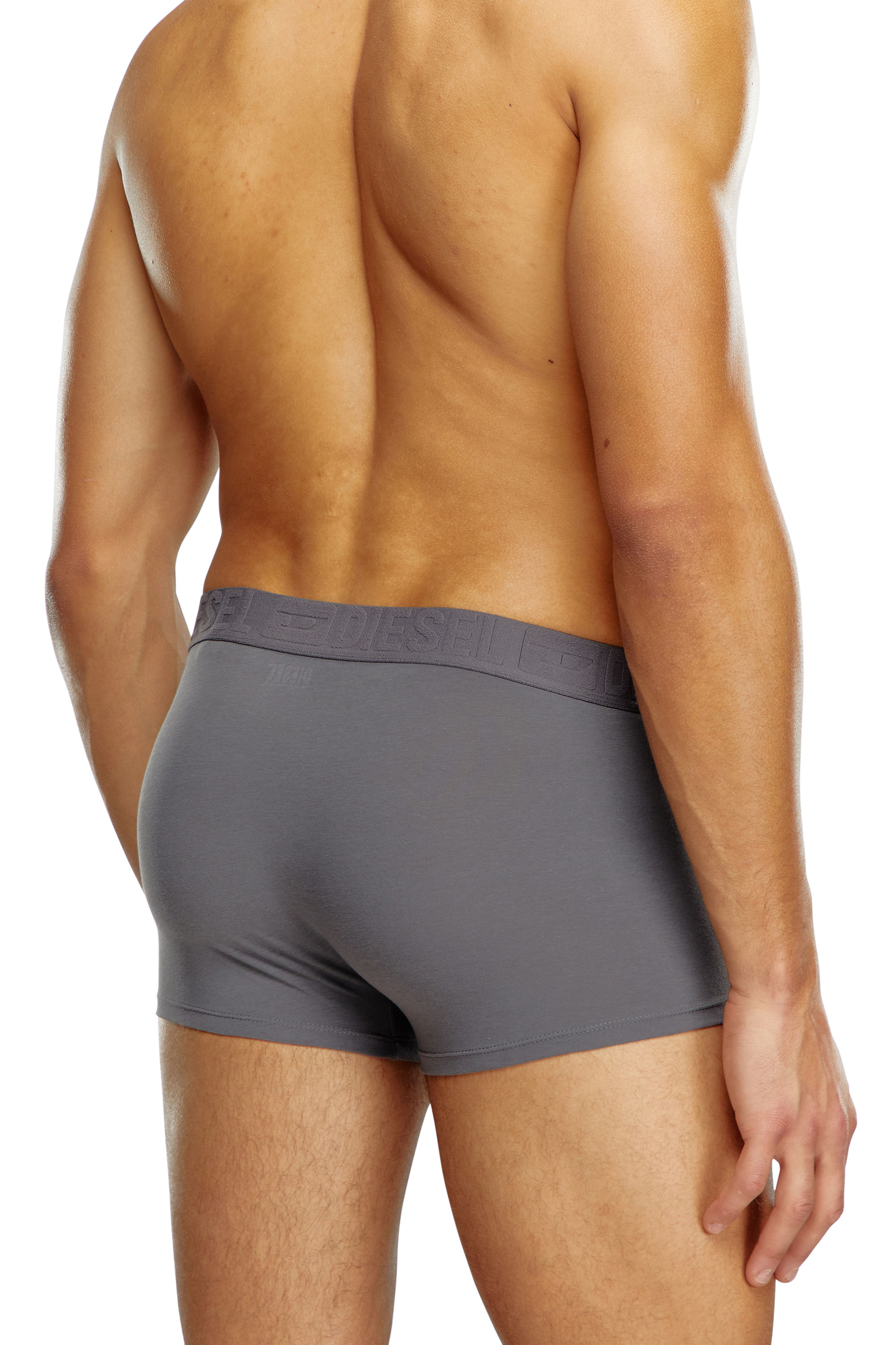 Diesel - UMBX-DAMIENTHREEPACK, Man's Three-pack monochrome boxer briefs in Grey/Blue - 3