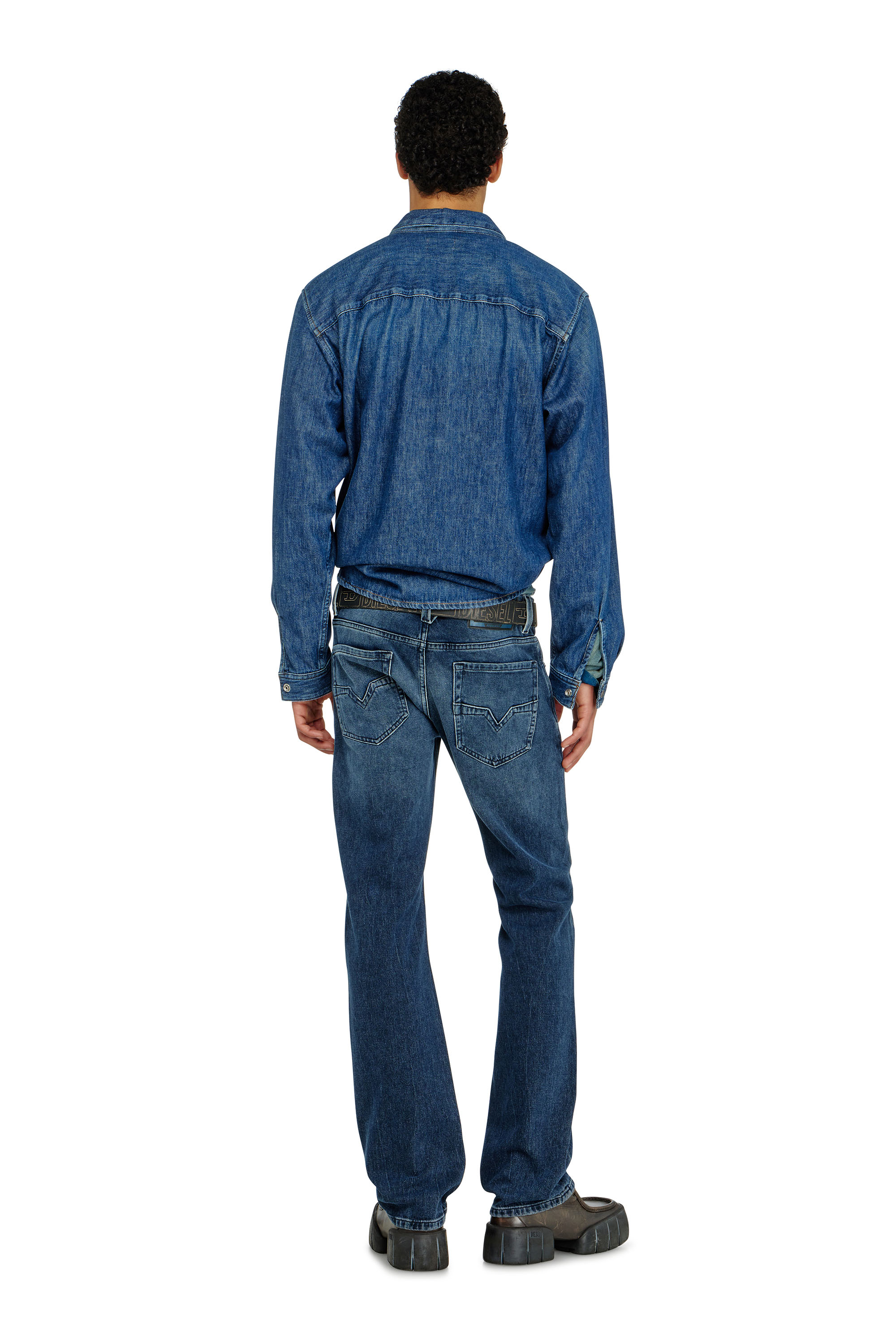 Diesel - Man's Regular Jeans 1985 Larkee 0KBBM, Dark Blue - 3