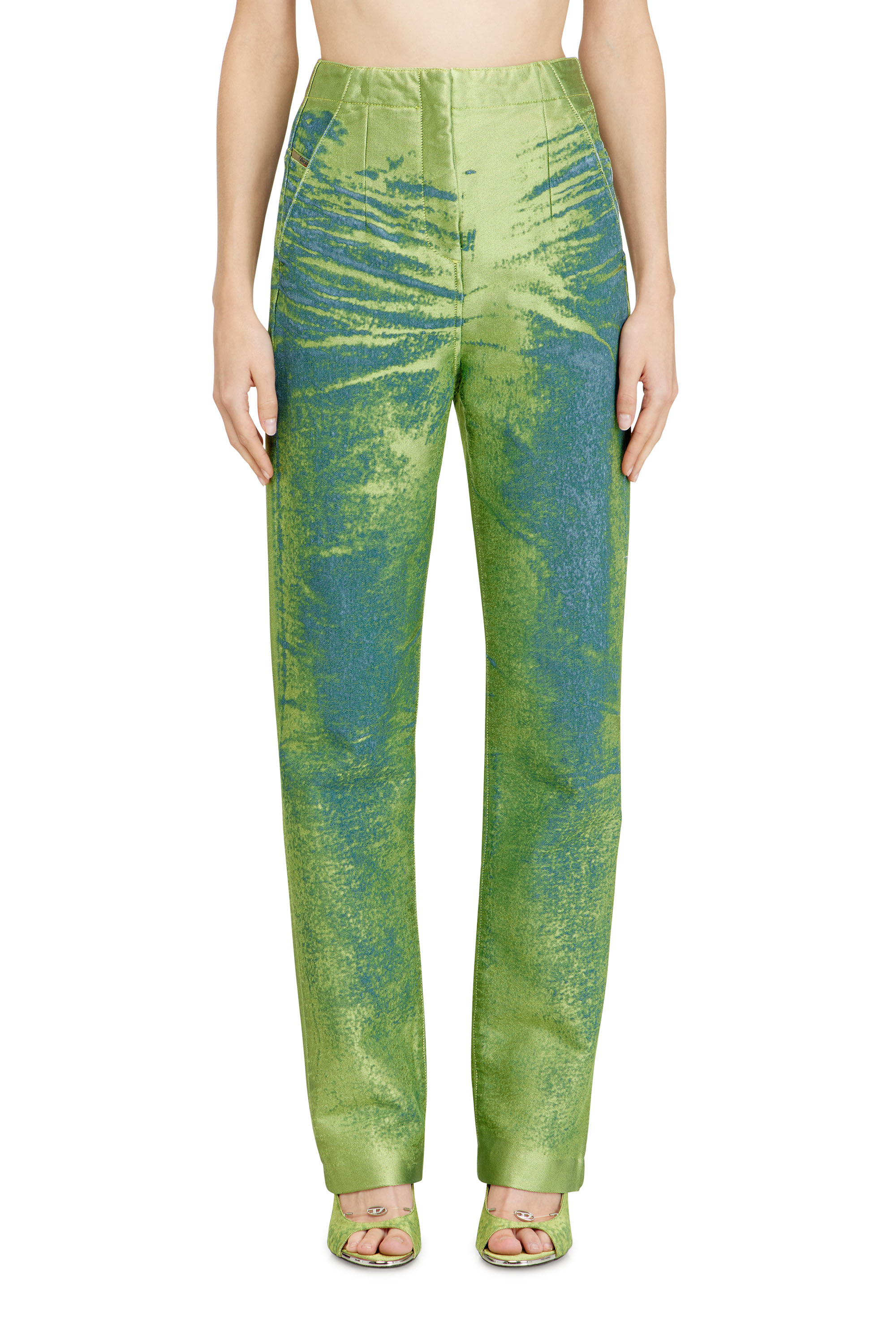 Diesel - Woman's Slim Jeans D-DRELIAN 0EFDK, Green - 1