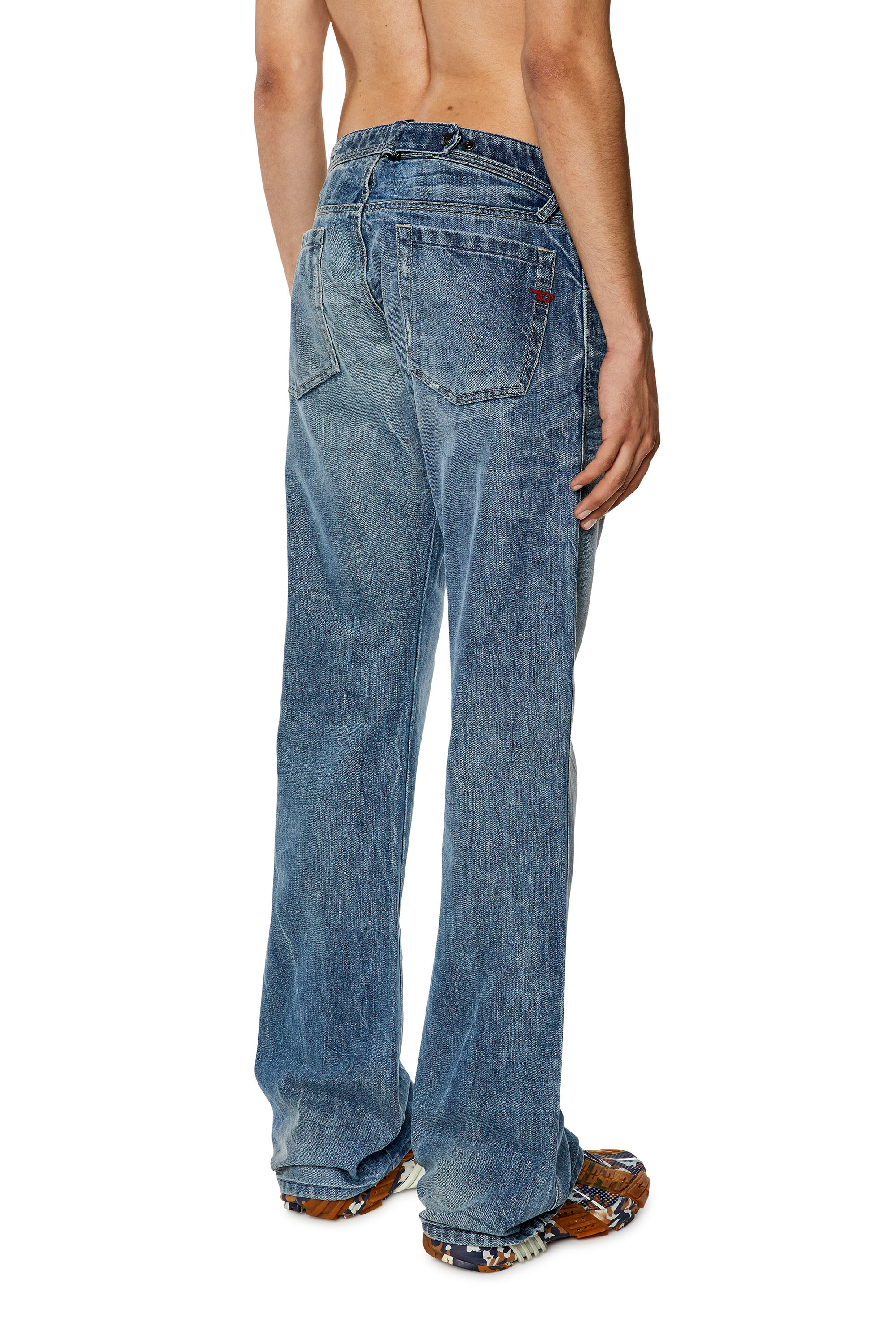Diesel - Bootcut Jeans D-Backler 09I01, Medium blue - Image 2