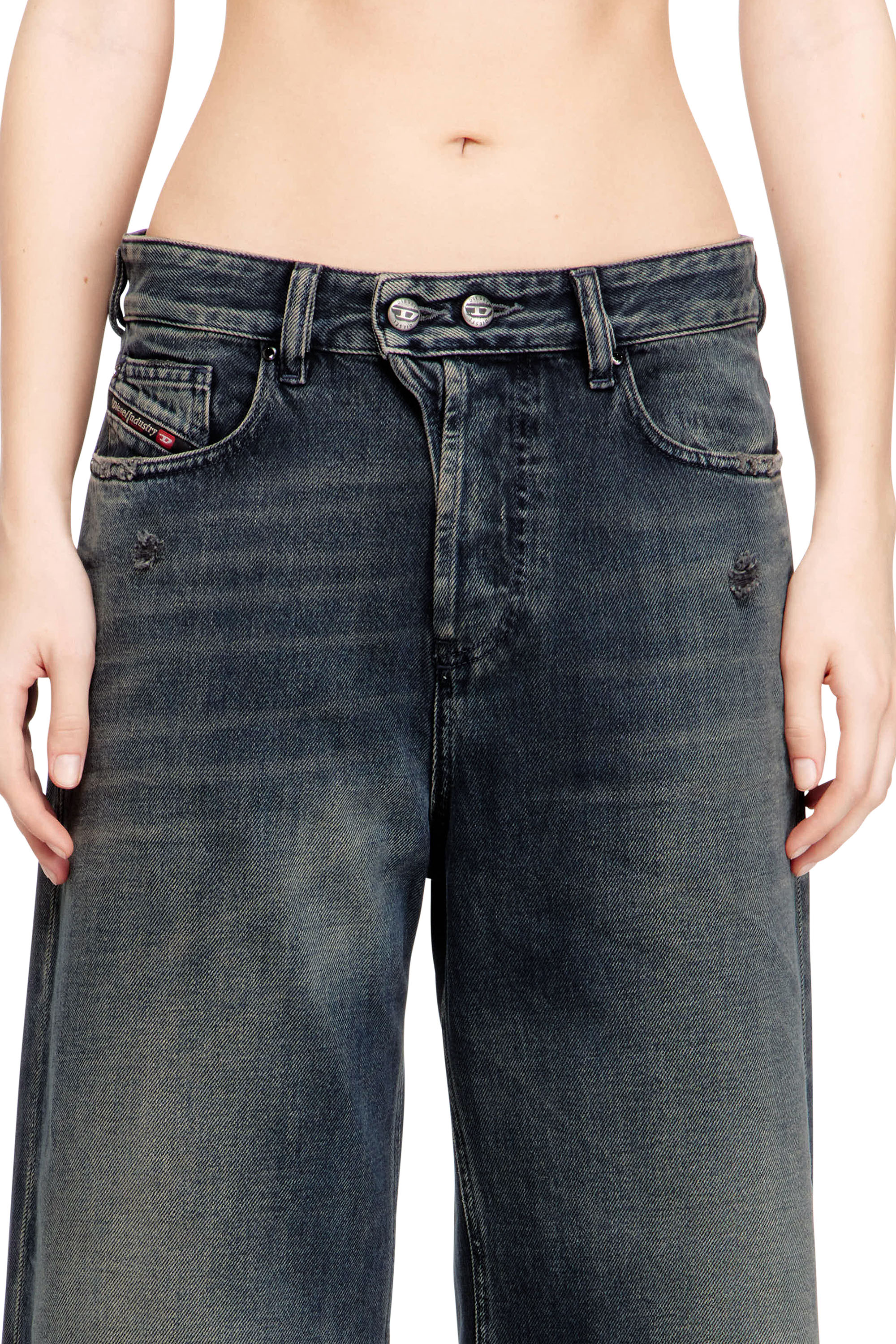 Diesel - Unisex's Relaxed Jeans 1996 D-Sire 09N67, Dark Blue - 4