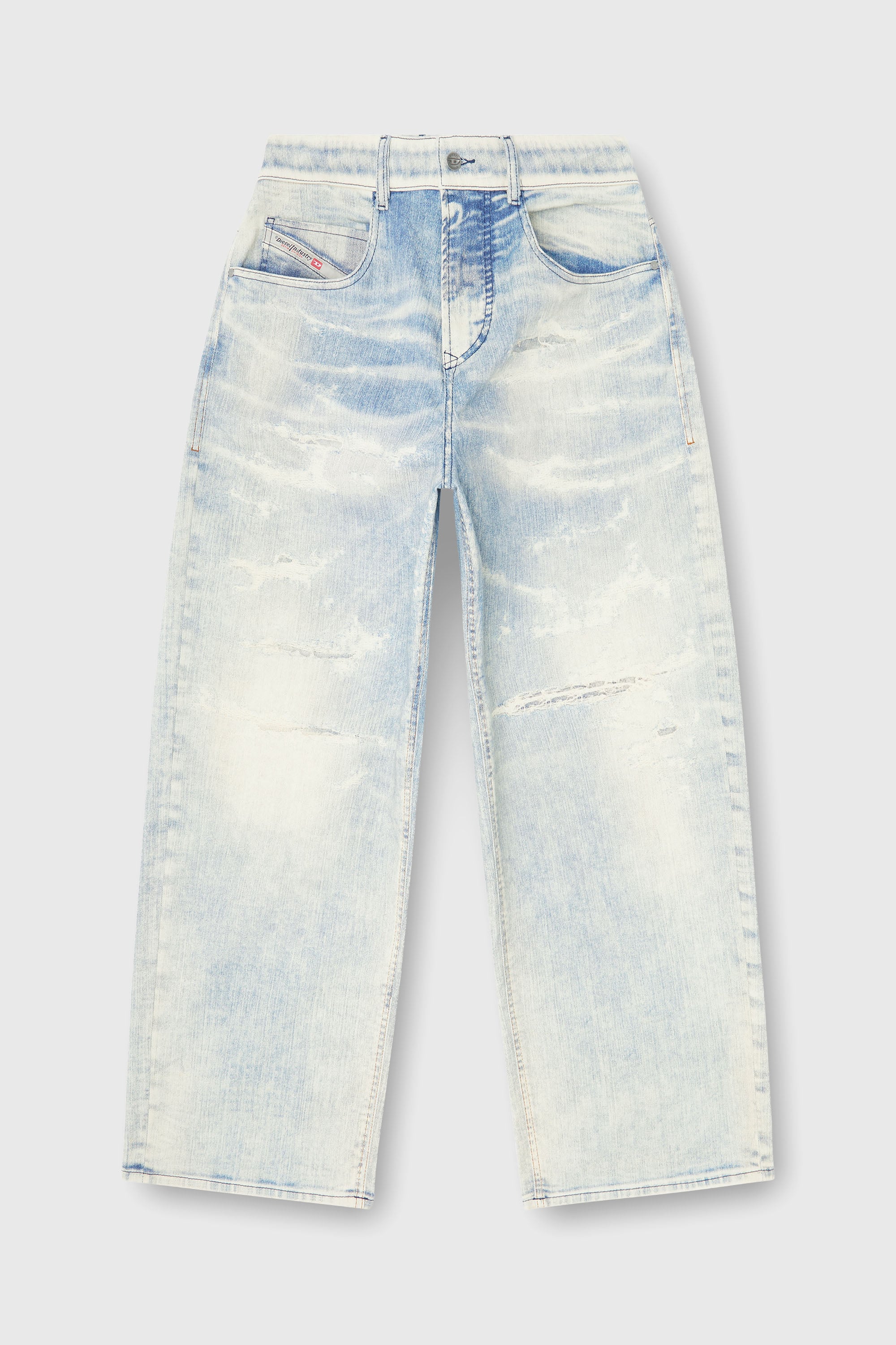 Diesel - Unisex's Relaxed 2097 D-Enim-M Joggjeans&reg; 068XM, Light Blue - 2