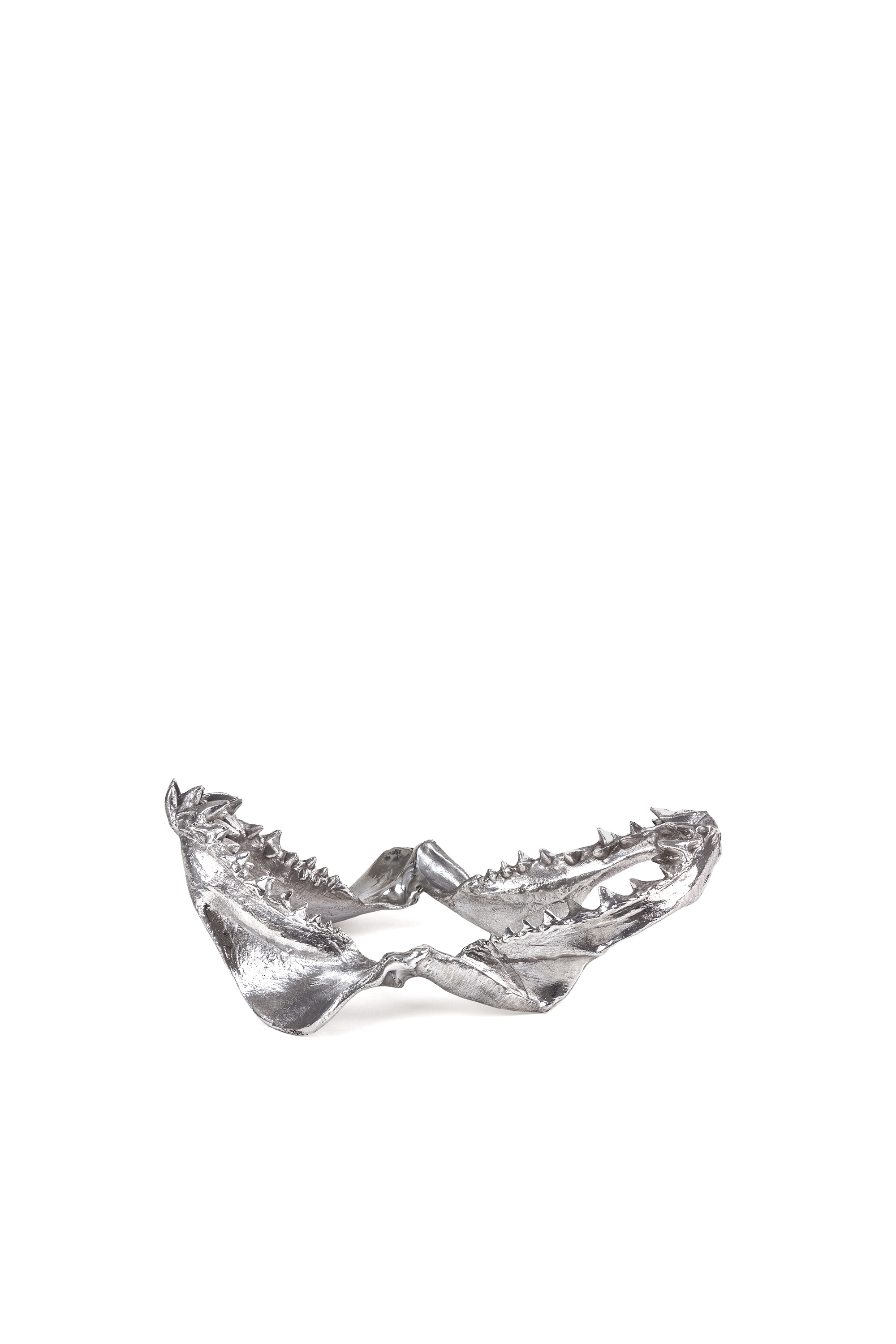 Diesel - 10896 WUNDERKAMMER, Unisex's "Bite For Your Right" Wunderkammer Shark Jaw in Silver - 2