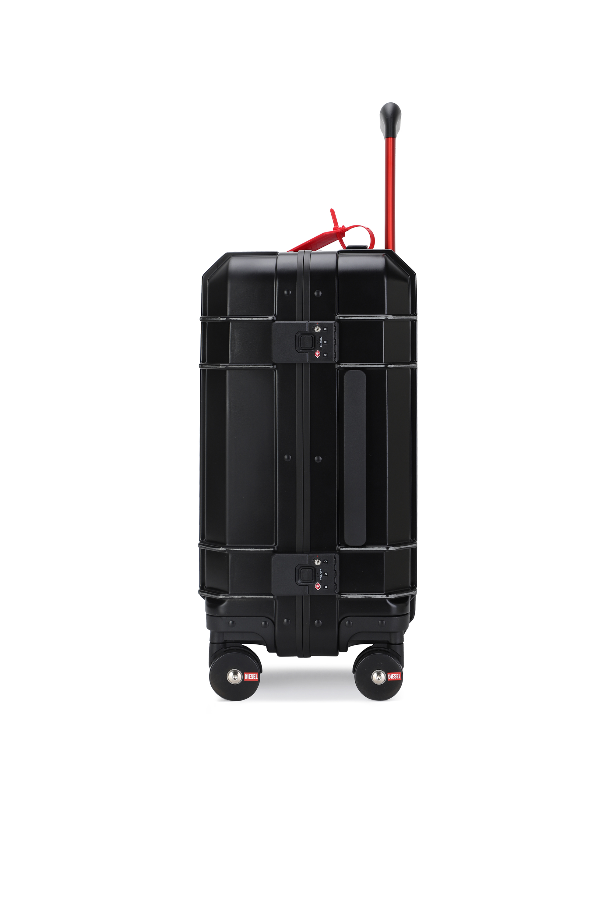 Diesel - DIESEL PC STRONG IMAGE TROLLEY- DSL003, Unisex's Rugged carry‑on suitcase 20" in Black - 4