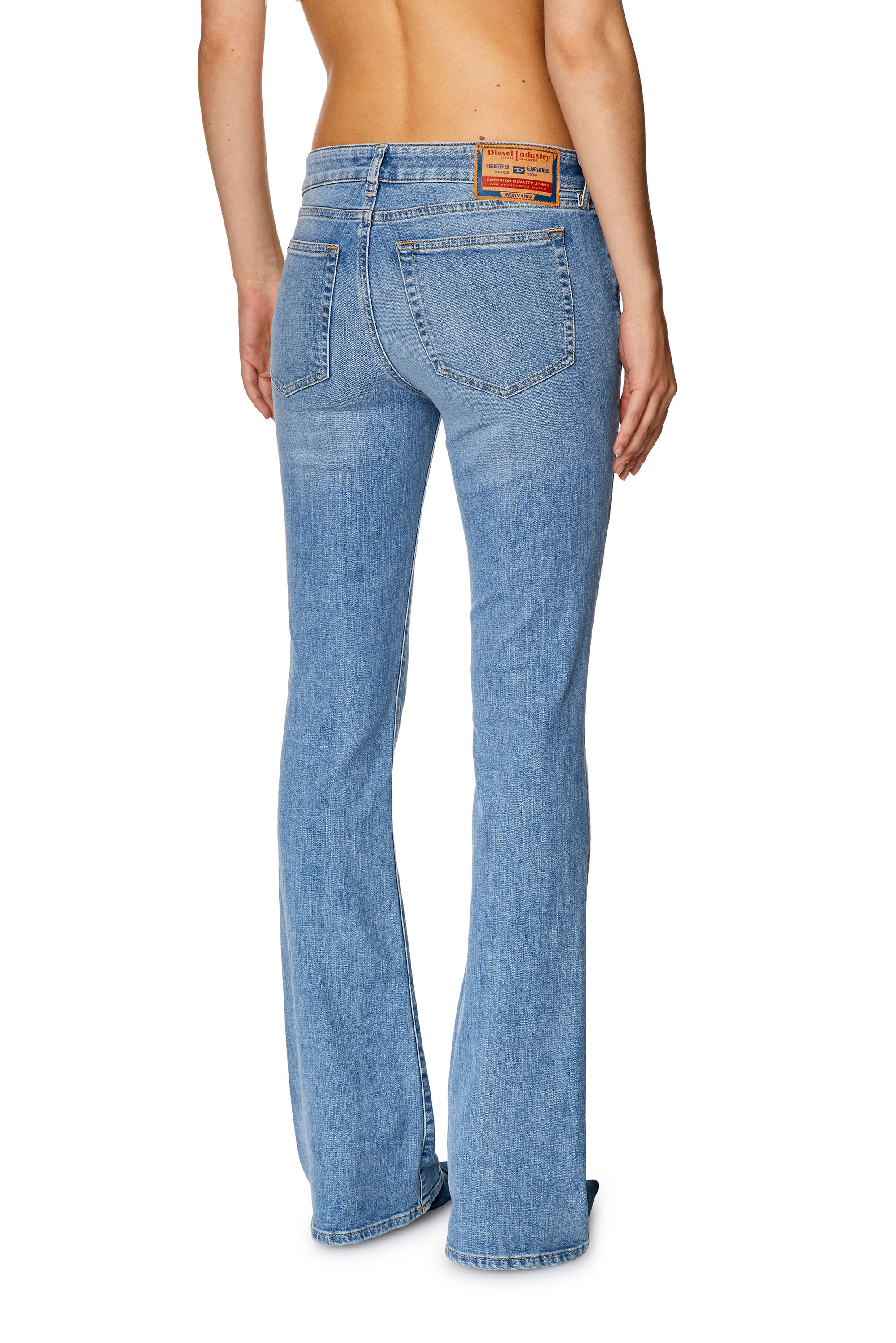 Diesel - Bootcut and Flare Jeans 1969 D-Ebbey 09F76, Light Blue - Image 2
