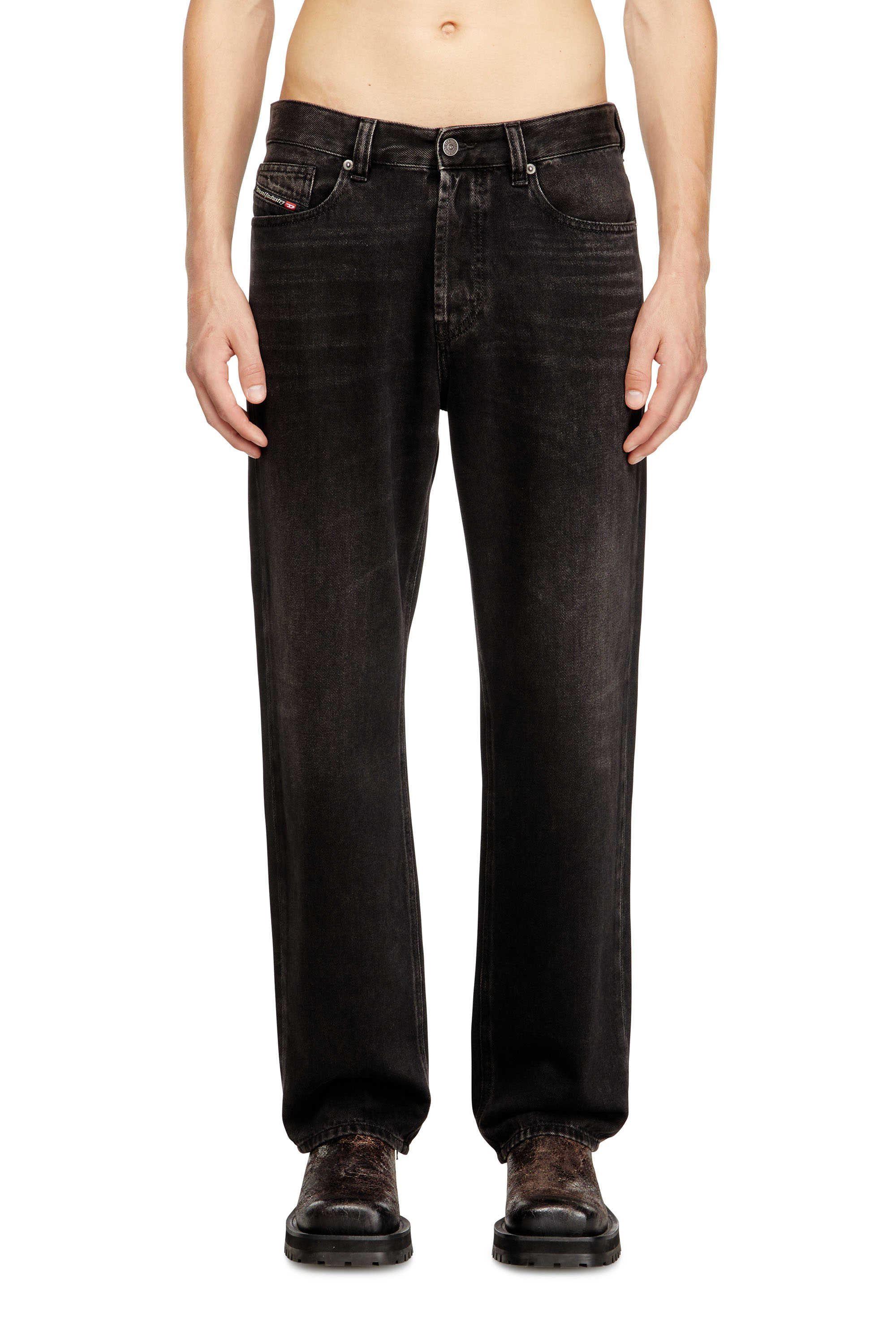 Diesel - Man's Regular Jeans 2024 D-Macs 09J96, Black/Dark grey - 3