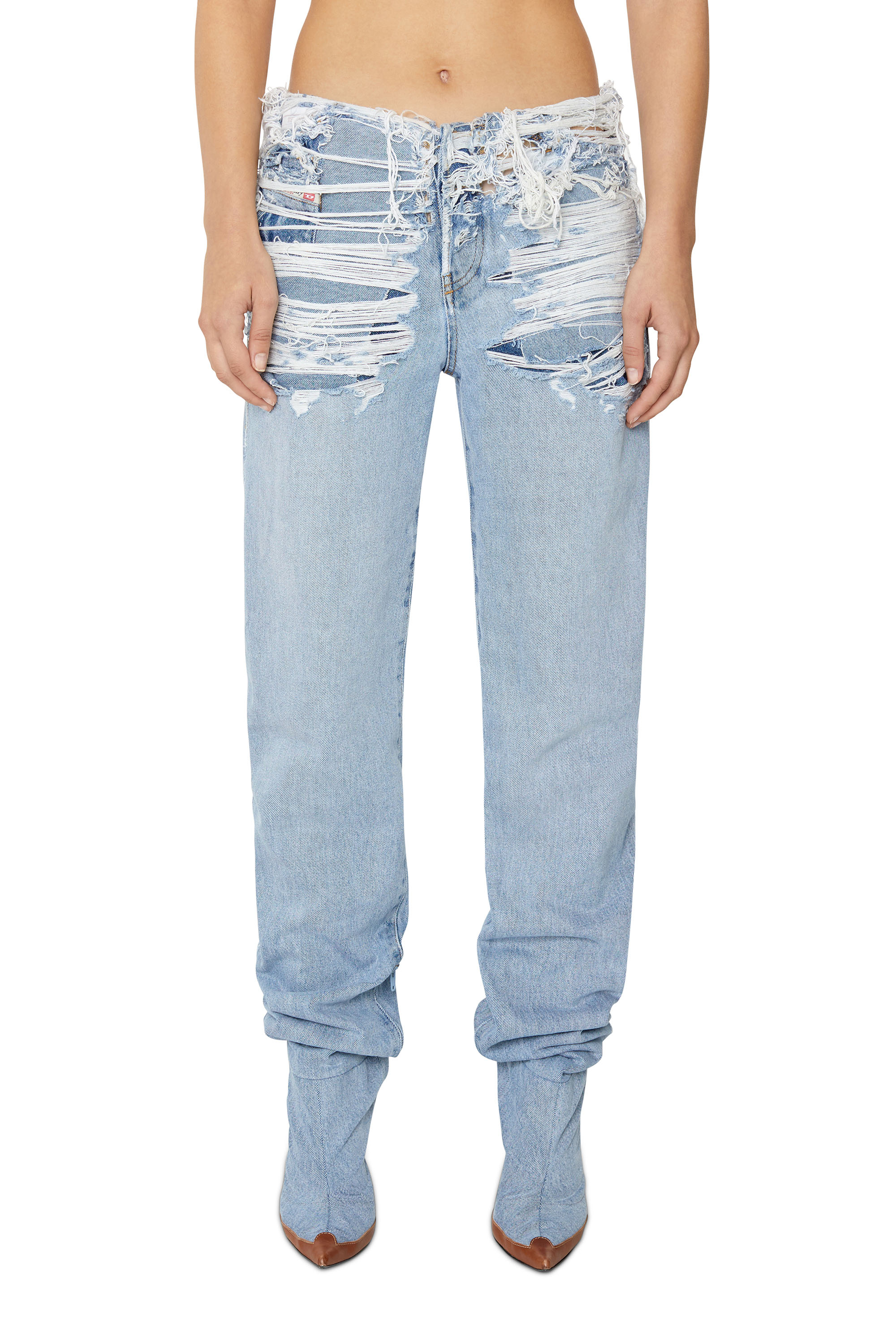 Diesel - Straight Jeans 1956 D-Tulip 007N7, Light Blue - Image 1