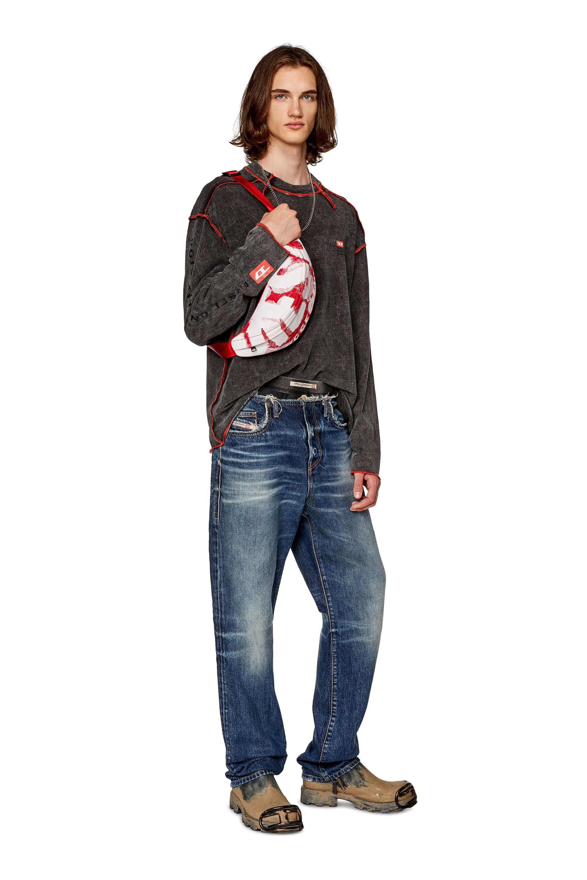 Diesel - RAVE BELTBAG X, Red - Image 6
