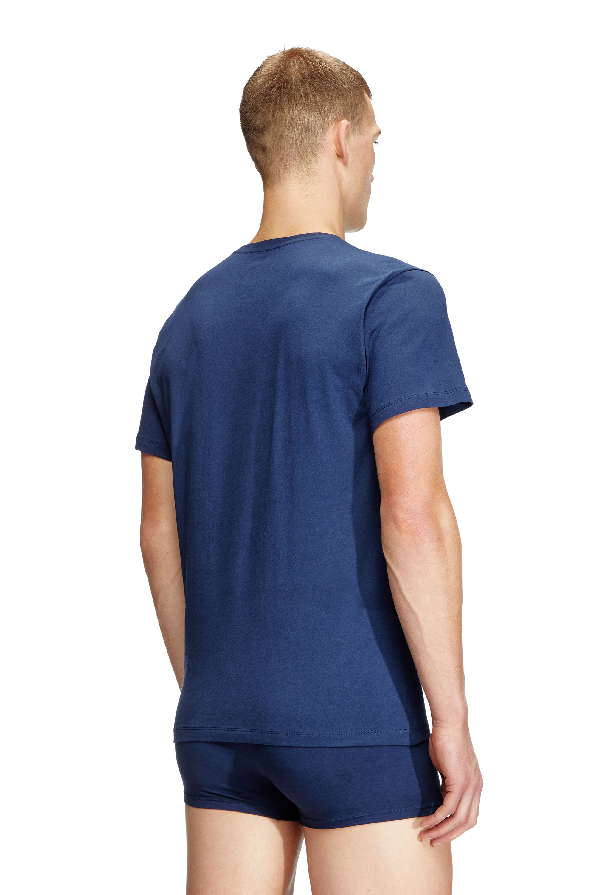 Diesel - RANDAL-D-BOX-3PACK, Man's Three-pack of T-shirts in Blue/White - 4