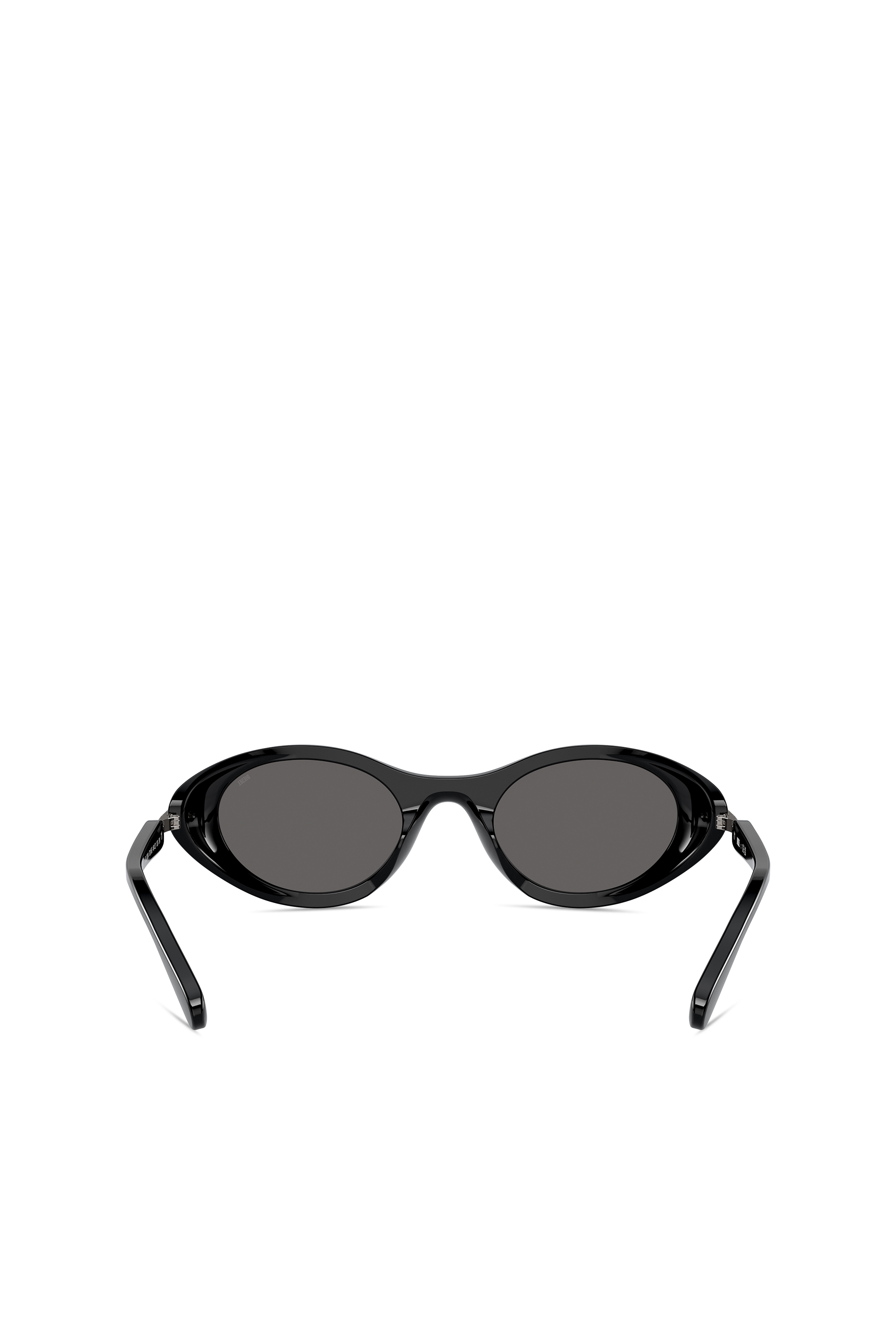 Diesel - 0DL2004, Unisex's Wrap-around shape sunglasses in Black/Flash mirror - 3