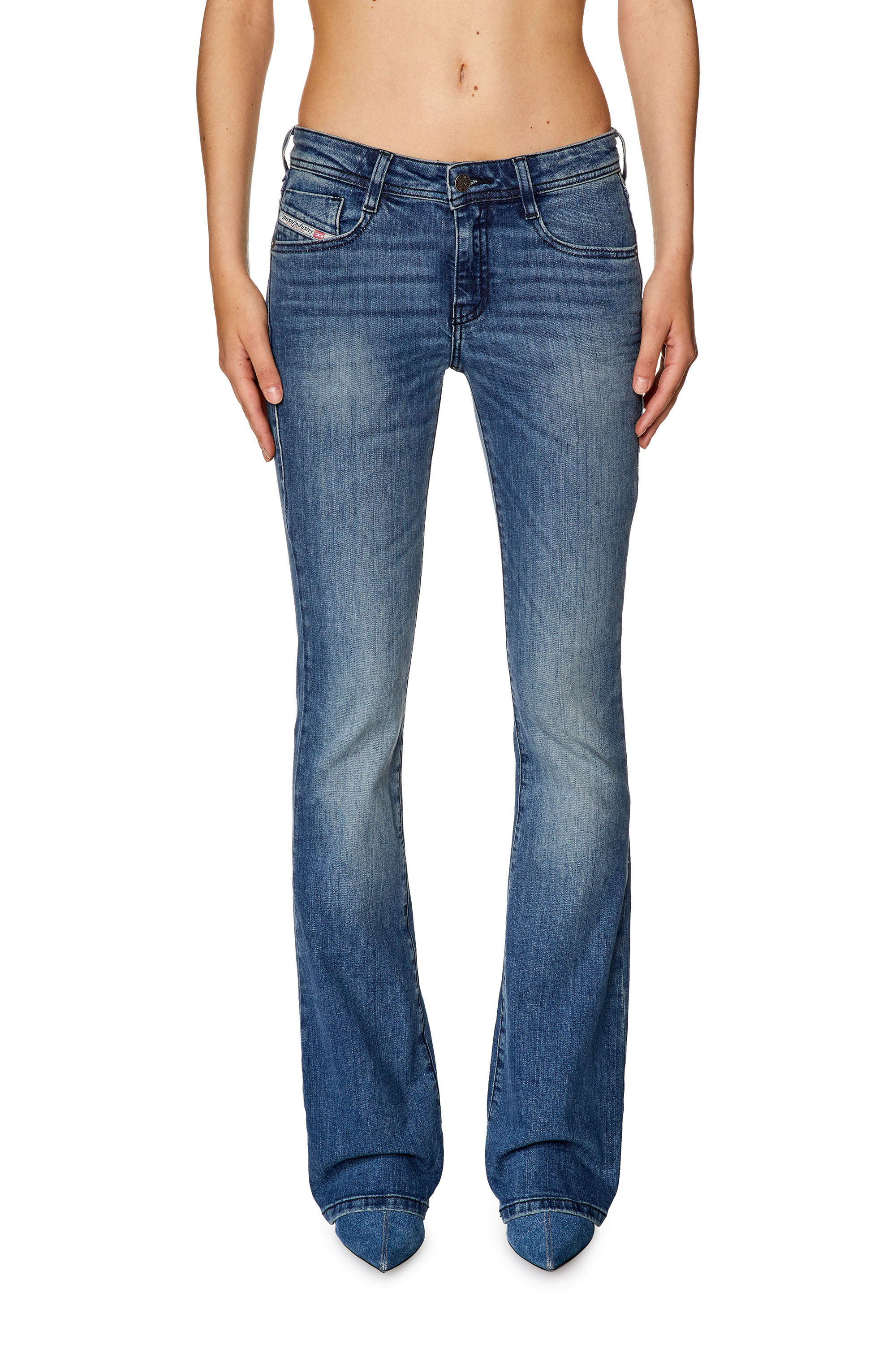 Diesel - Bootcut and Flare Jeans 1969 D-Ebbey 0LICM, Medium blue - Image 1