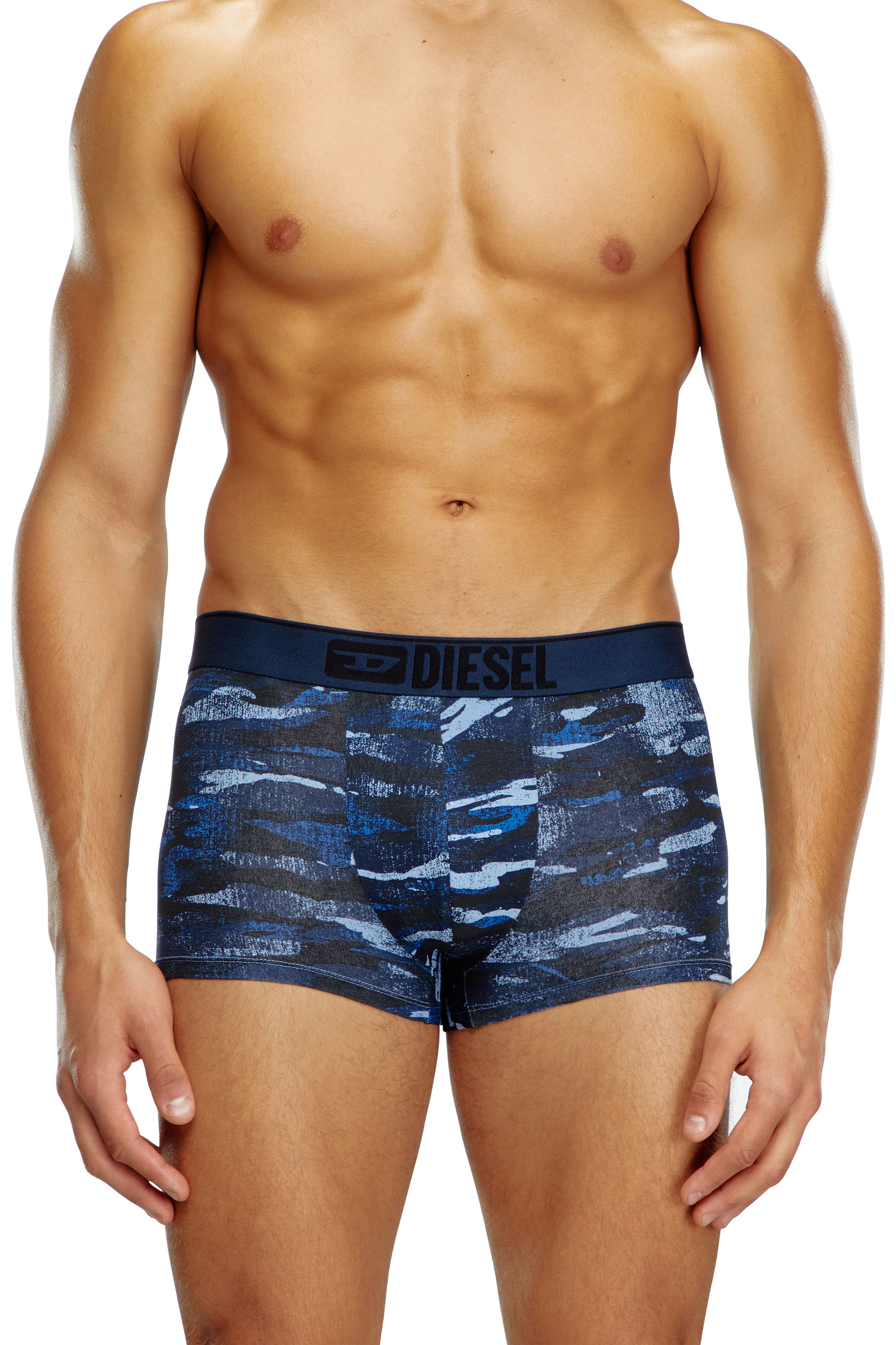 Diesel - UMBX-DAMIEN, Man's Boxer briefs with camo print in Blue - 2