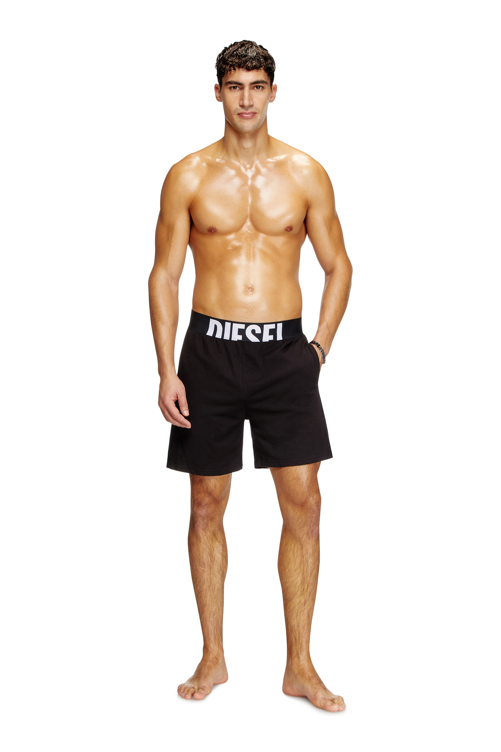 Diesel - DYLAN-D-POP, Man's Pyjama shorts in Black - 1