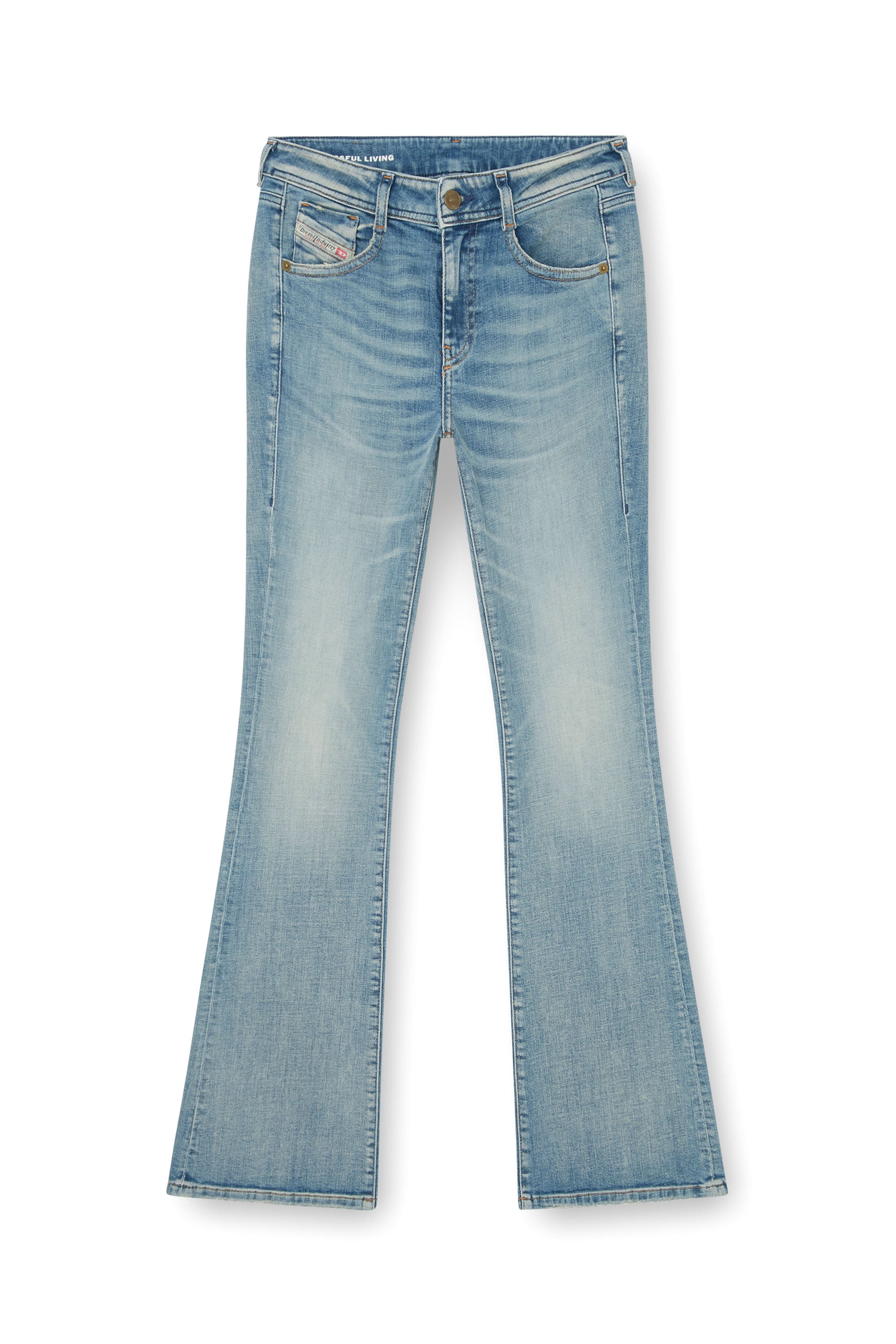 Diesel - Woman's Bootcut Jeans 1969 D-Ebbey 09P42, Light Blue - 3