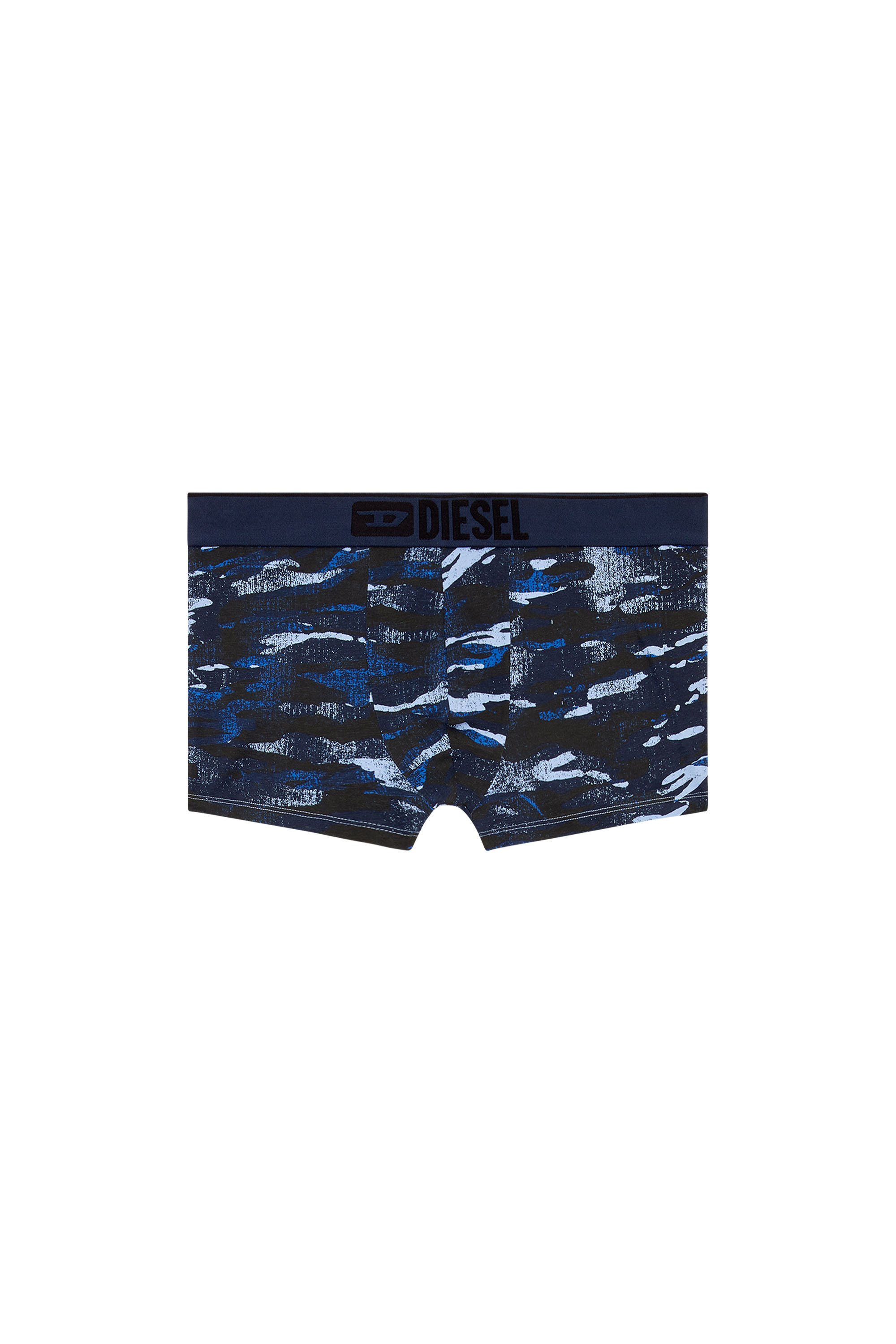 Diesel - UMBX-DAMIEN, Man's Boxer briefs with camo print in Blue - 4