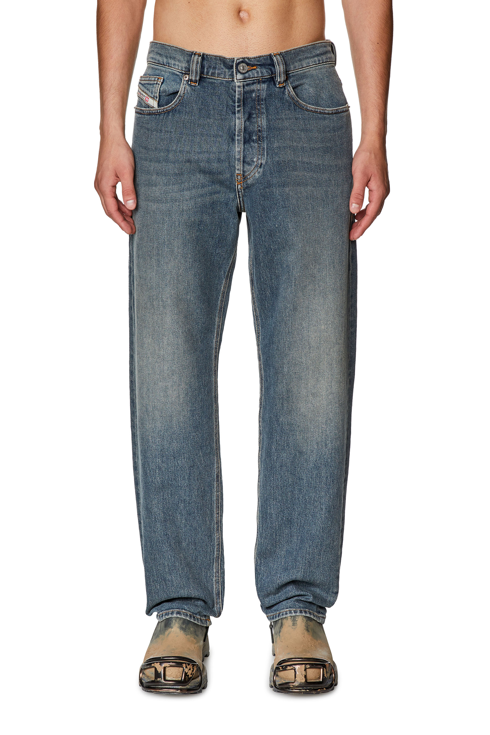 Diesel - Straight Jeans 2010 D-Macs 09F74, Medium blue - Image 1