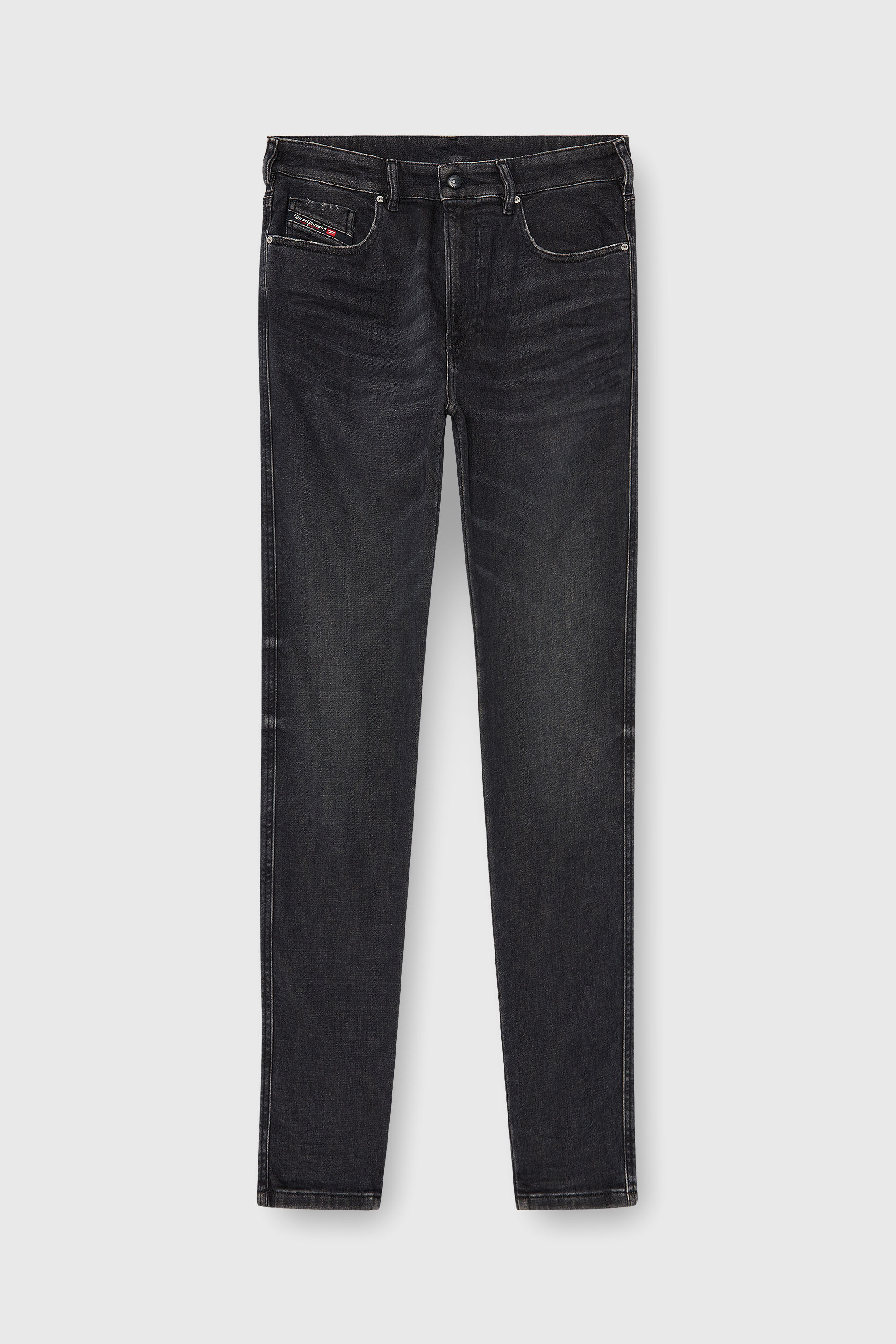Diesel - Man's Slim 2062 D-Strukt Joggjeans&reg; 09P92, Black/Dark grey - 4